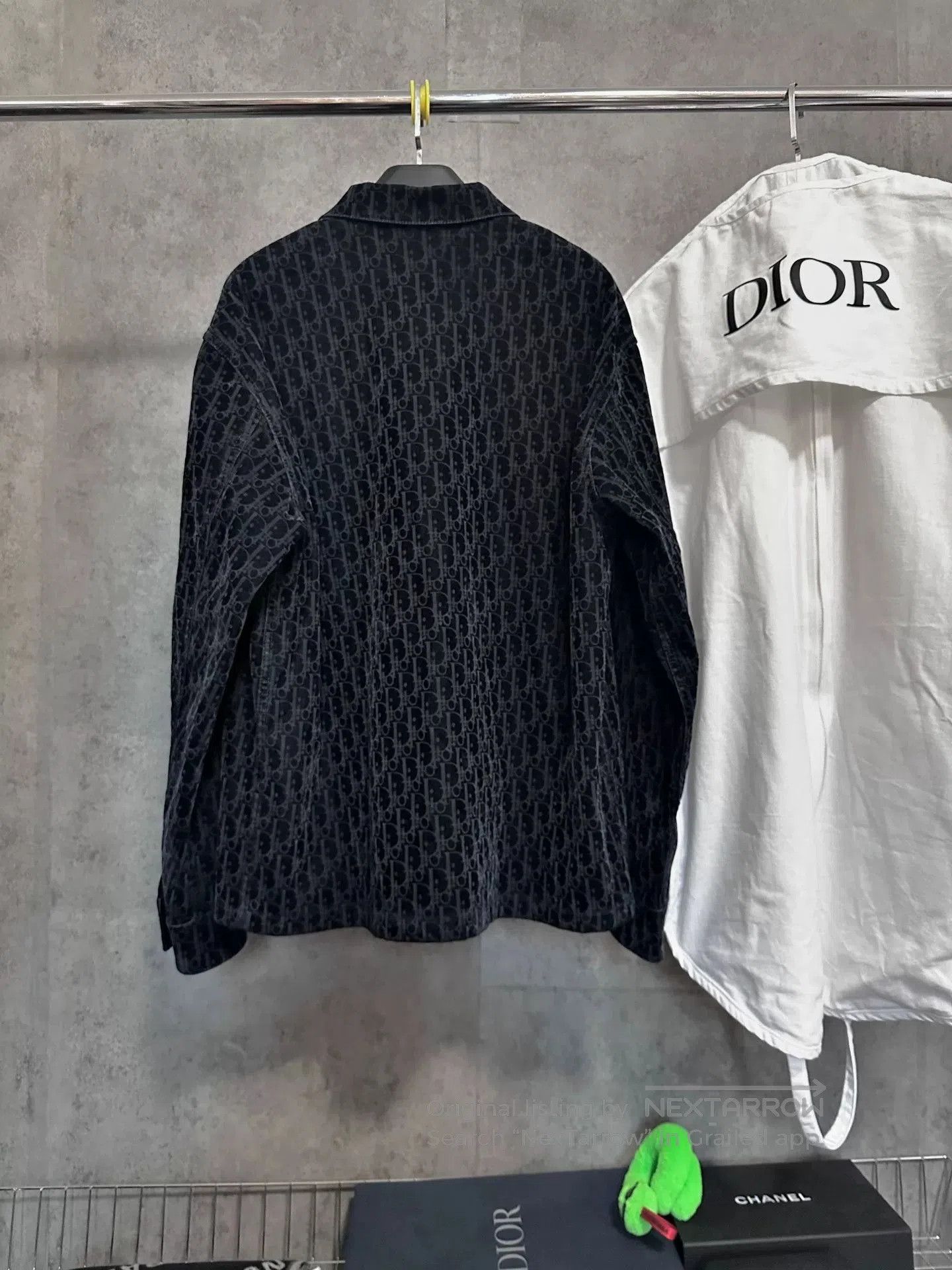 Dior dior denim shirt jacket with logo print. Size US XXL / EU 58 / 5 - 5 Thumbnail