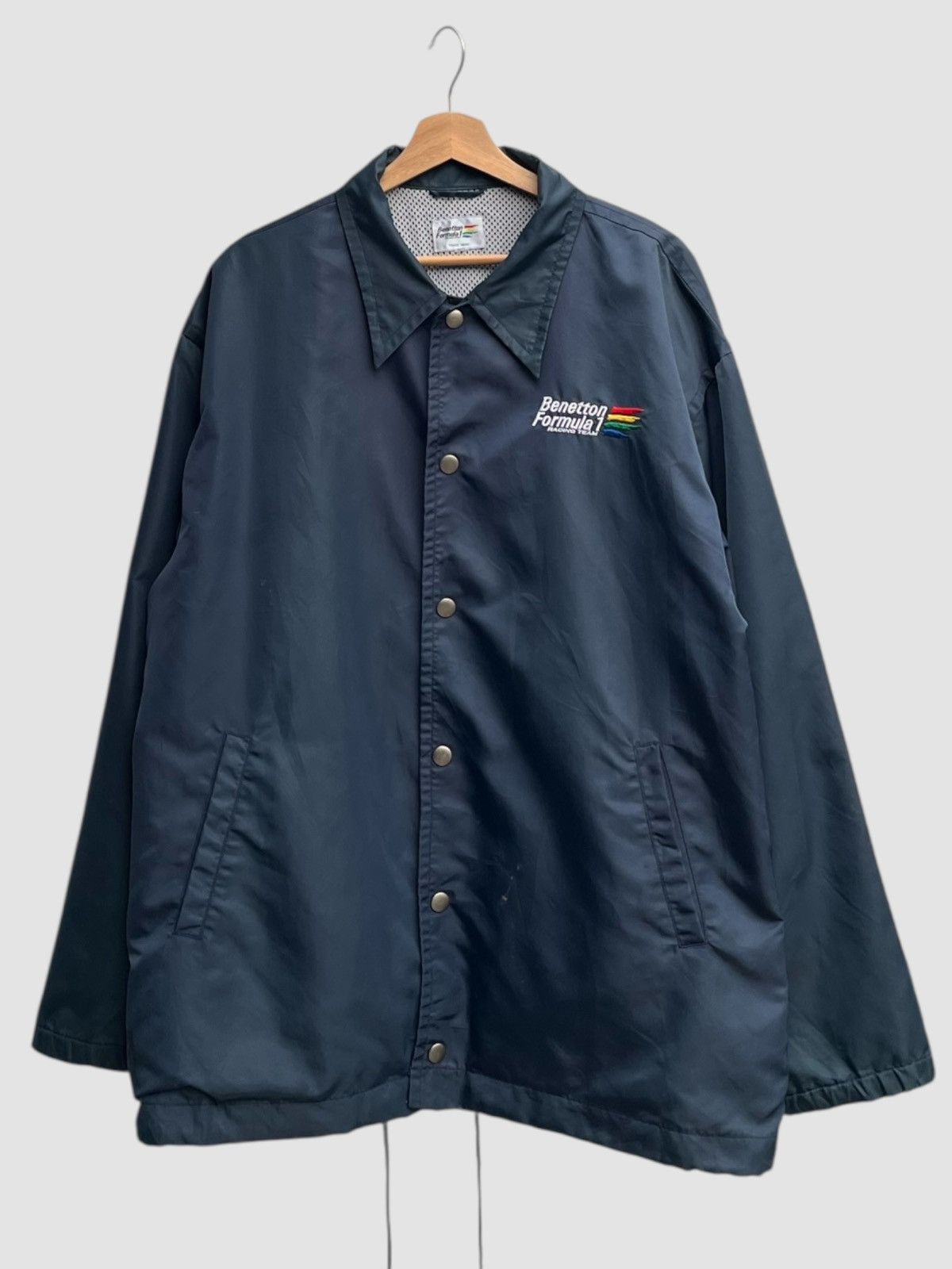 Benetton Vintage Benetton Formula 1 Coach Jacket Size US L / EU 52-54 / 3 - 1 Thumbnail