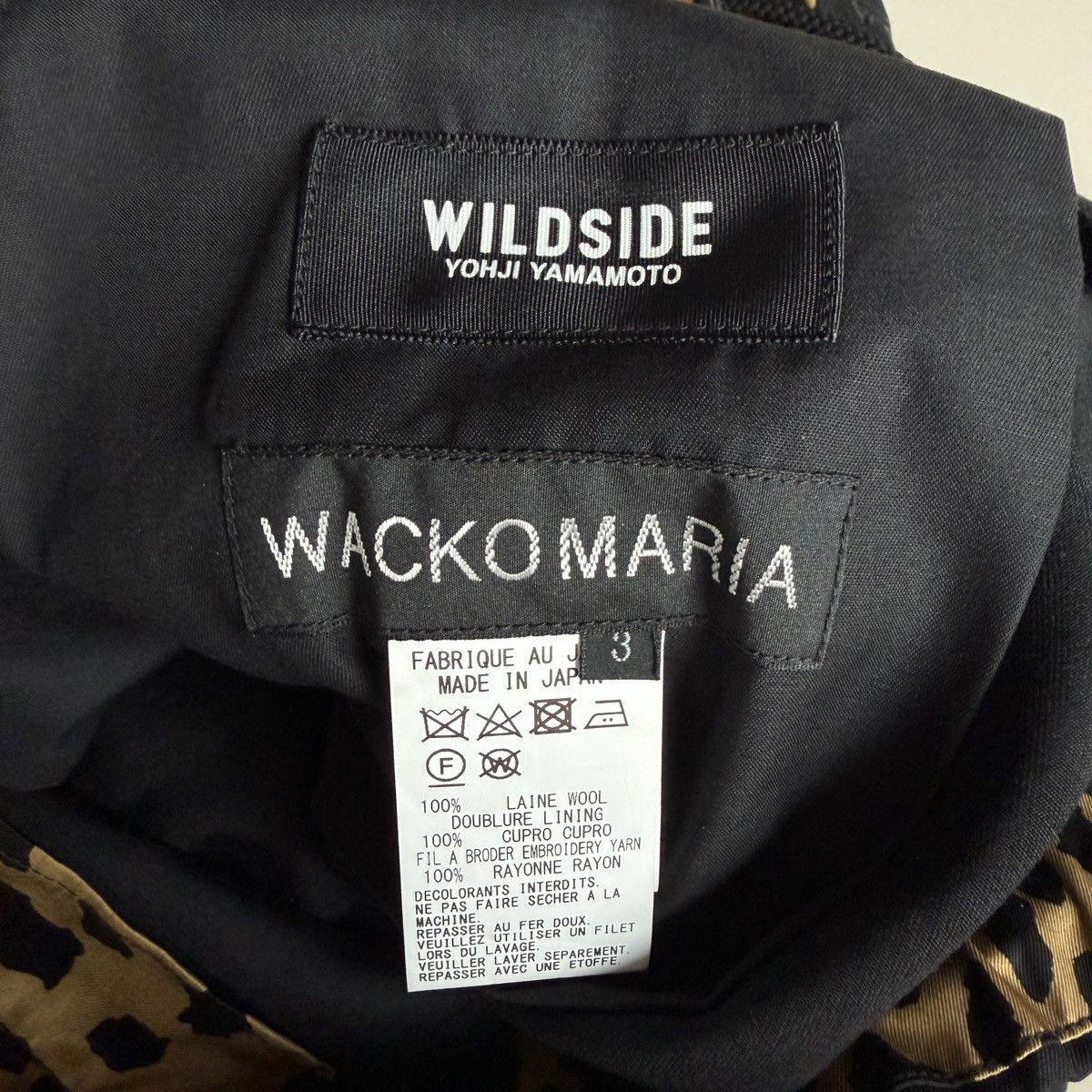 Yohji Yamamoto YOHJI YAMAMOTO WACKO MARIA Embroidery Wool Gabardine Pants Size US 32 / EU 48 - 4 Thumbnail