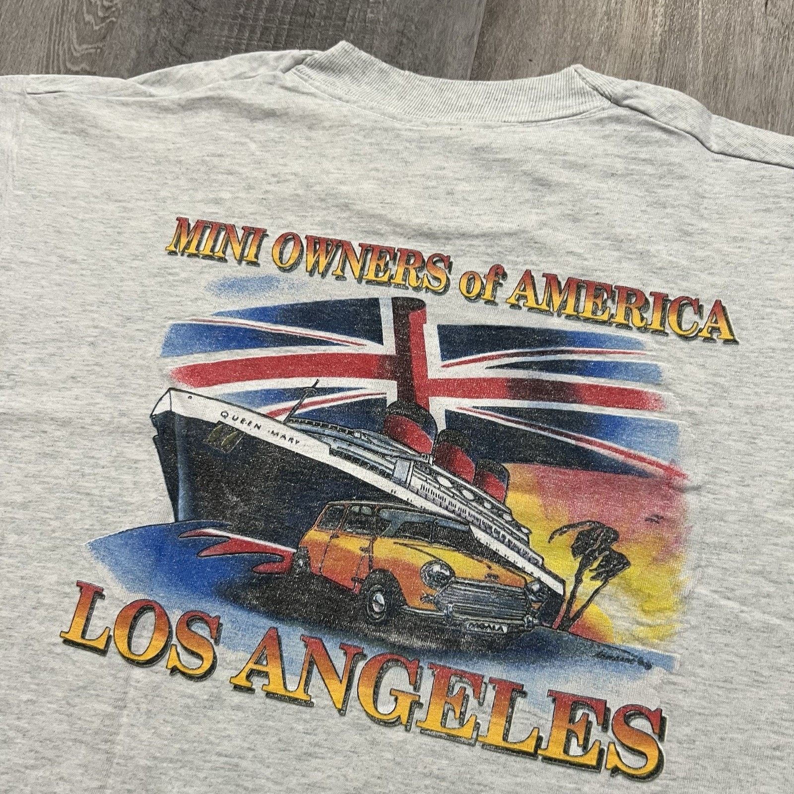 Vintage VTG Mini Coopers Owners Club T Shirt Grey Los Angeles M Size US M / EU 48-50 / 2 - 3 Thumbnail