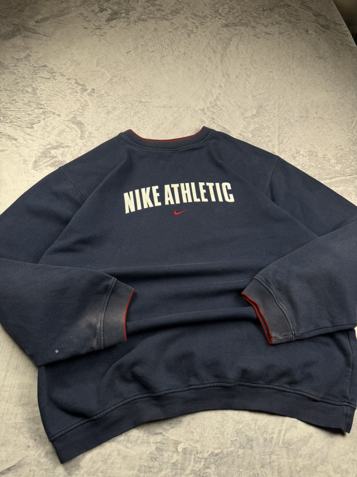 Nike × Vintage NIKE VINTAGE CENTER LOGO OVERSIZE BOXY SWEATSHIRT Size US XL / EU 56 / 4 - 5 Thumbnail