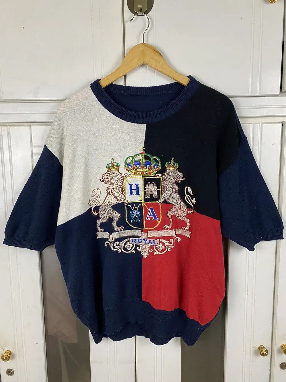 Japanese Brand × Vintage Vintage Knitwear Big Logo Size US L / EU 52-54 / 3 - 1 Thumbnail