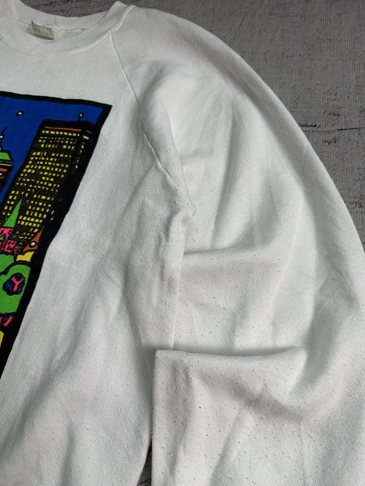 Fruit Of The Loom × Vintage Vintage Boston City Art Sweatshirt Size US M / EU 48-50 / 2 - 6 Thumbnail