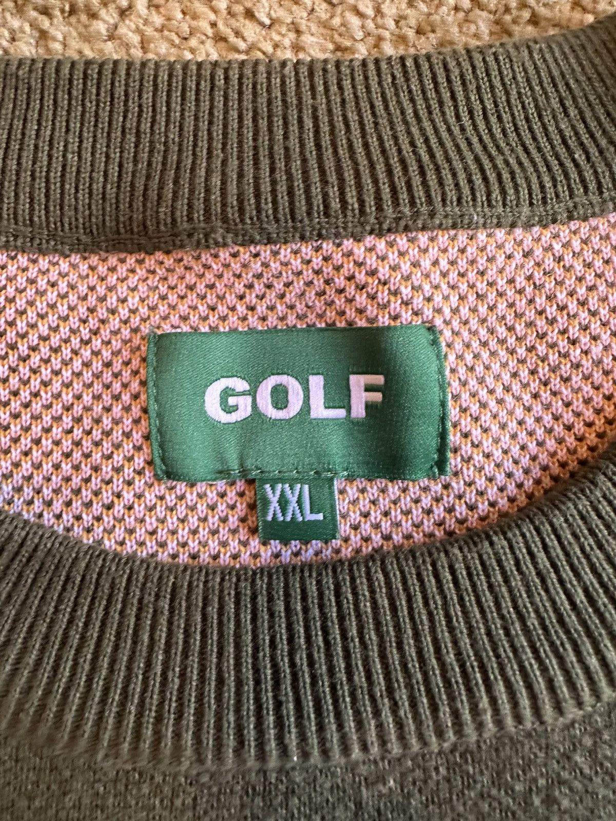 Golf Wang Safari Sweater - Military Green Size US XXL / EU 58 / 5 - 3 Thumbnail