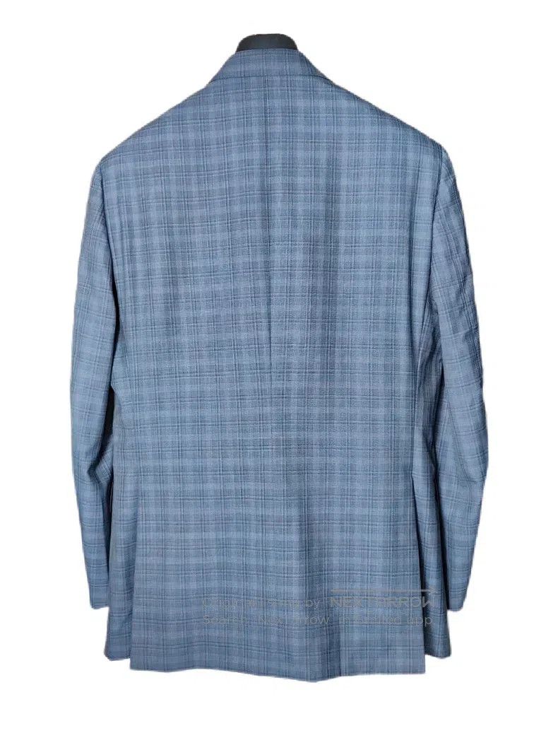 Brioni Brioni Wool and silk checkered handmade single-breasted su Size US XL / EU 56 / 4 - 2 Thumbnail