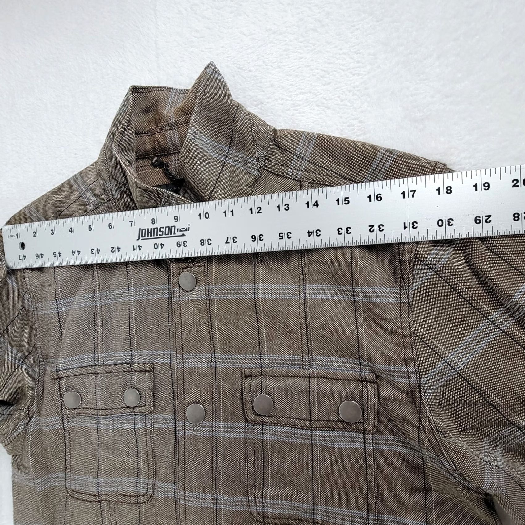 Marc by Marc Jacobs MARC By MARC JACOBS Men’s Tartan Check Denim Jacket Cotton XL Size US 36 / EU 52 - 6 Thumbnail