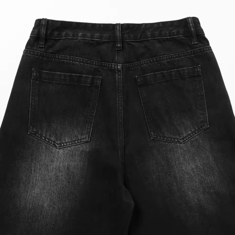 Jean Washed Designer Y2k Wide Leg Baggy Jeans Trousers Size US 32 / EU 48 - 10 Thumbnail