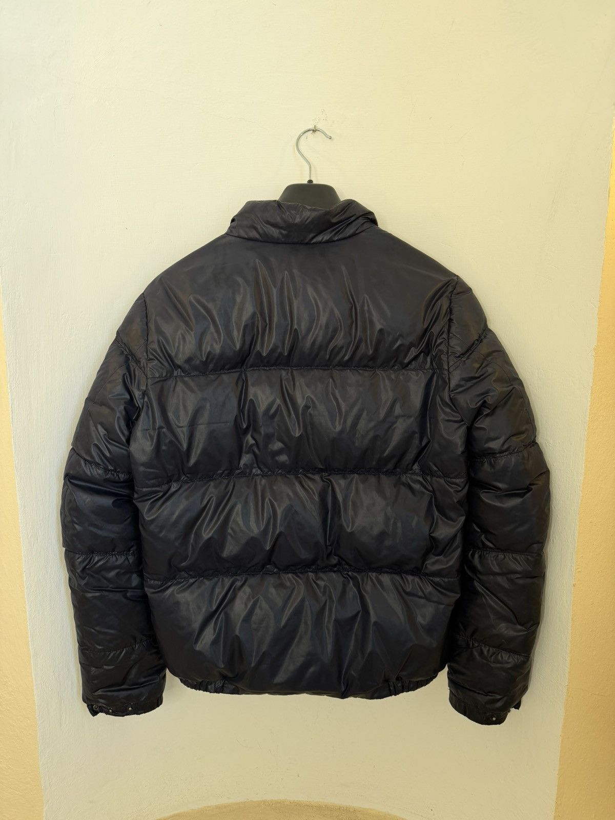 Prada Vintage 00s Prada Puffer Jacket Dark Blue y2k Size M Size US M / EU 48-50 / 2 - 4 Thumbnail