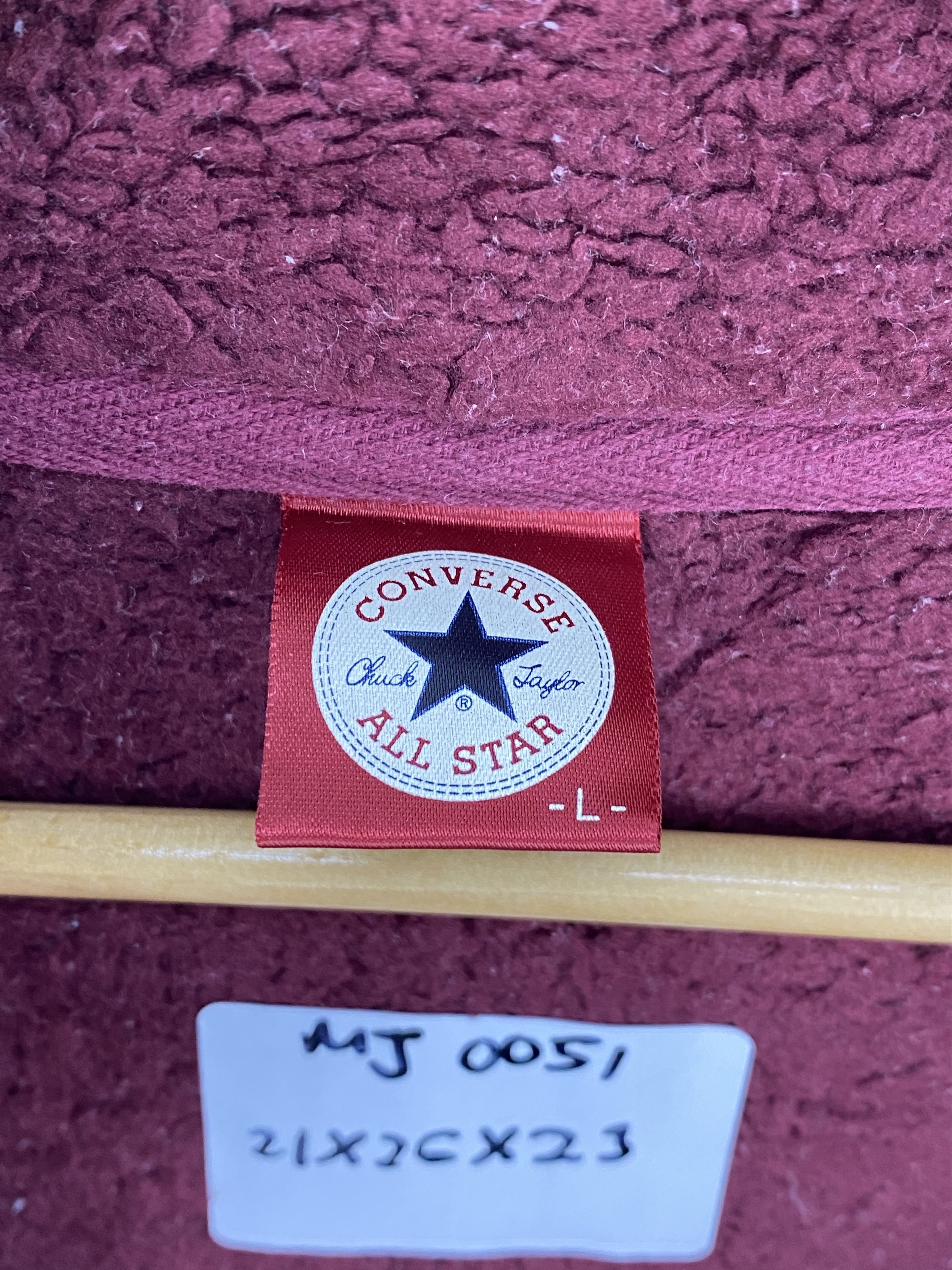 Converse × Vintage Vintage Converse Fleece Sherpa Zipper Jacket MJ0051 Size US L / EU 52-54 / 3 - 5 Thumbnail