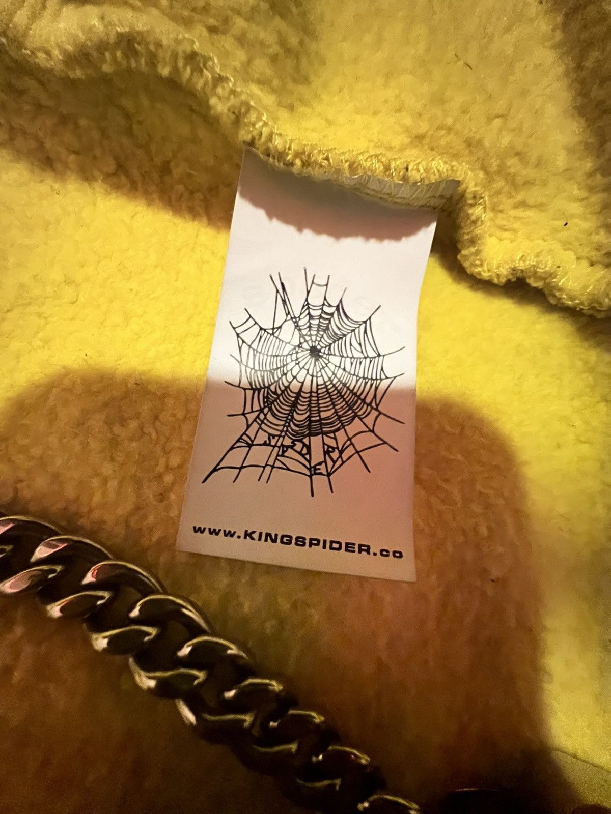 Sp5der Sp5der Yellow Fur Hoodie Size US S / EU 44-46 / 1 - 4 Thumbnail