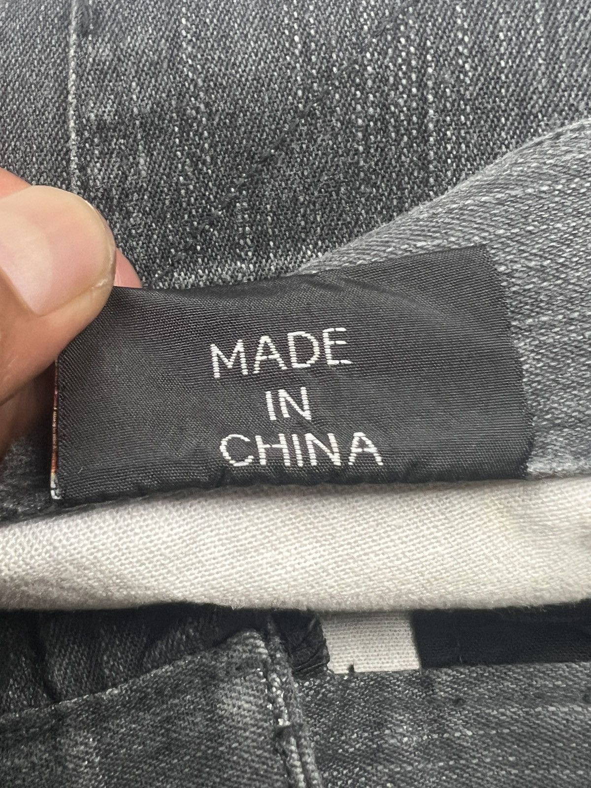 Japanese Brand Slash Number 🇯🇵 Bondage Denim Size US 29 - 16 Thumbnail