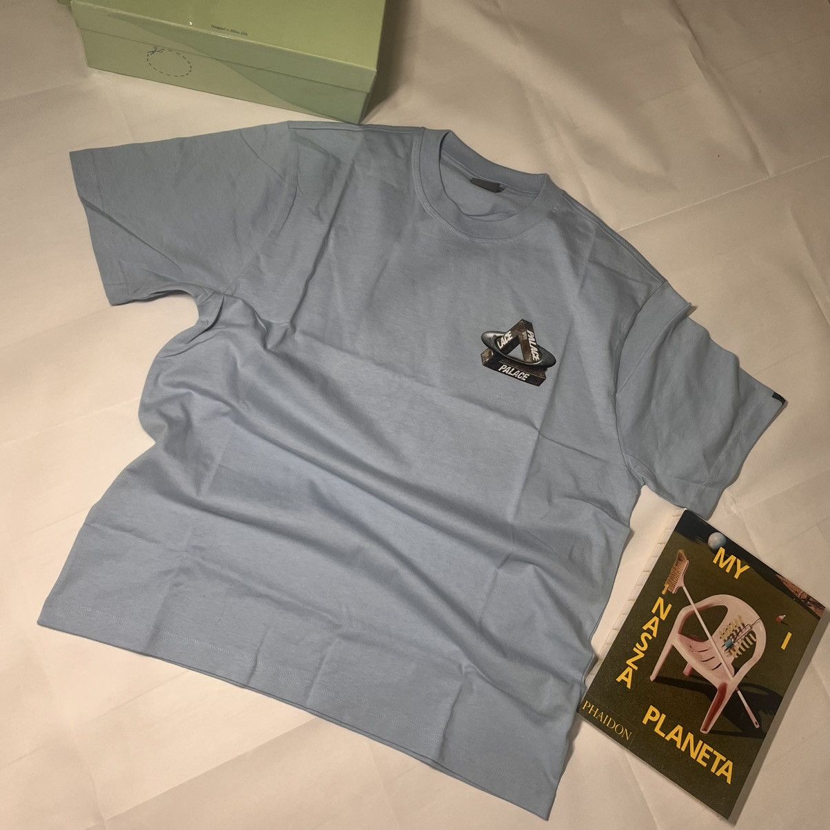 Oakley × Palace Palace x Oakley T-shirt(blue) | Grailed