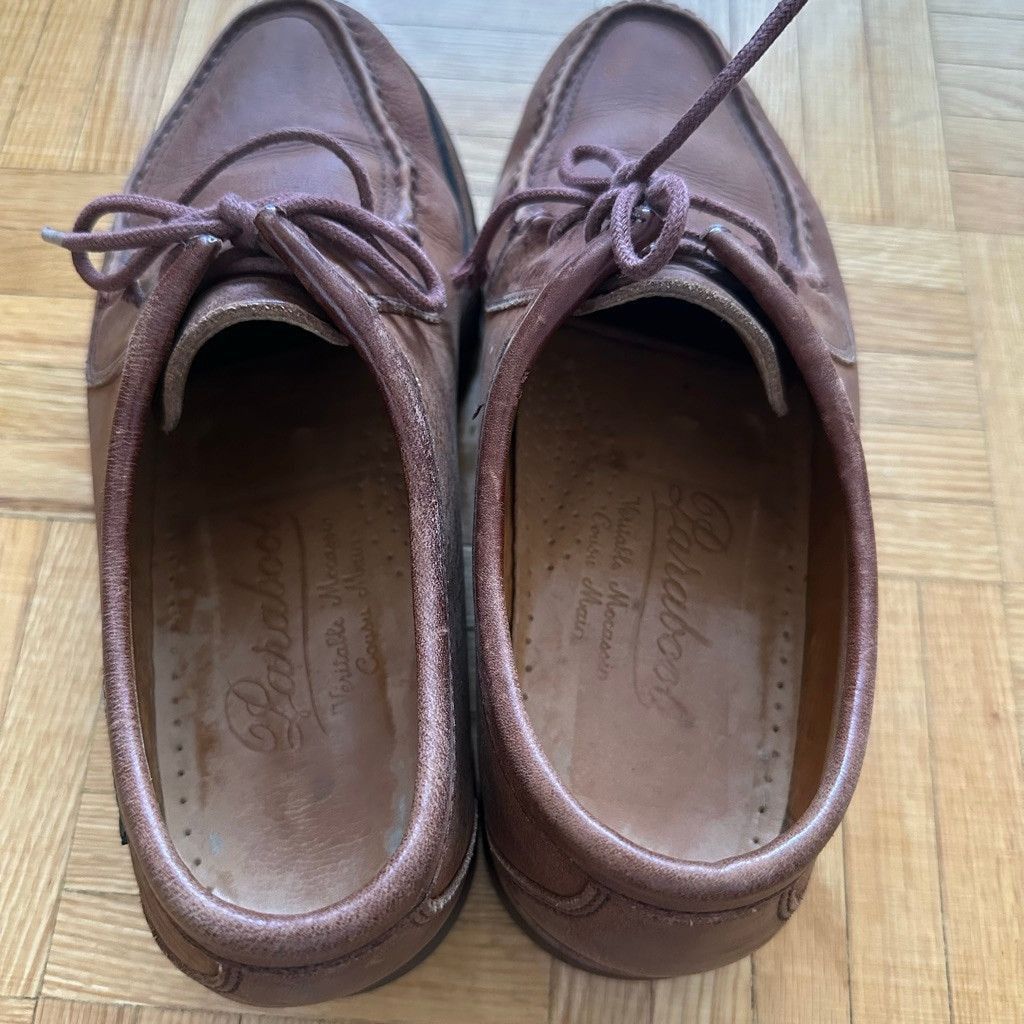 Paraboot Vintage Paraboot Tyrolean Brown Leather Derby UK 7 US 8 Size US 8 / EU 41 - 7 Thumbnail