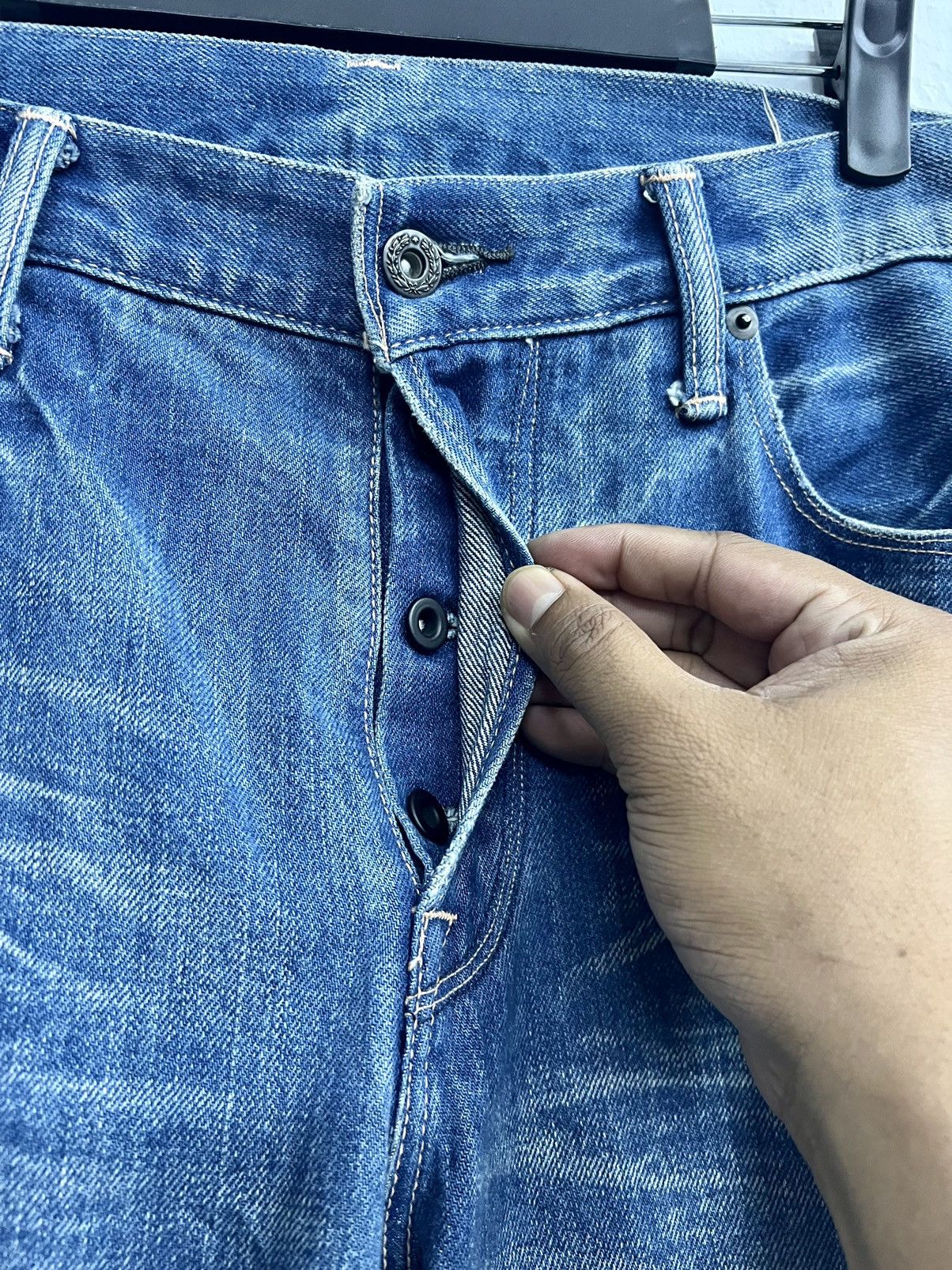 If Six Was Nine × Japanese Brand × KURO KURO JAPAN DENIM SELVEDGE JEANS Size US 34 / EU 50 - 9 Thumbnail