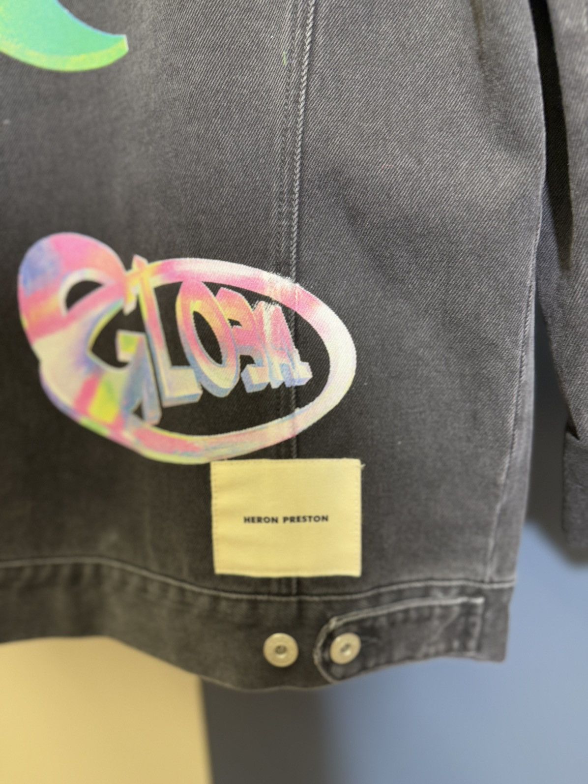 Heron Preston Heron Preston global collage jacket / RP.750€ Size US M / EU 48-50 / 2 - 14 Thumbnail