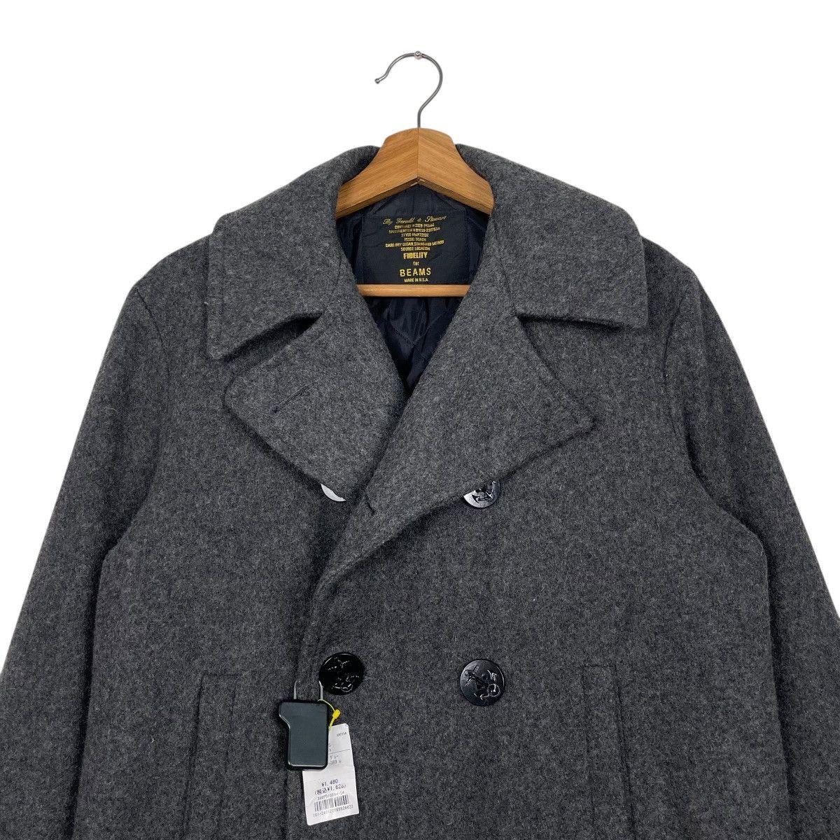 Beams Japan Beams x Fidelity Double Breasted Wool Jacket Size US M / EU 48-50 / 2 - 2 Thumbnail