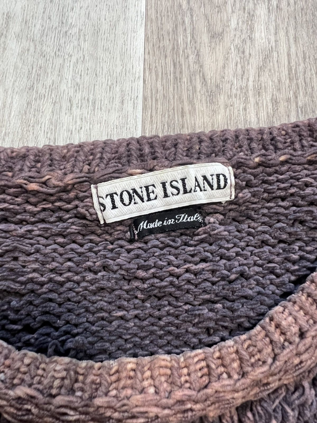 Stone Island Rare 1995 VINTAGE Stole Island knit sweater Size US M / EU 48-50 / 2 - 2 Thumbnail