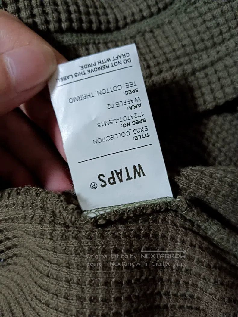 Wtaps Wtaps Waffle Hat Sweatshirt Size US L / EU 52-54 / 3 - 2 Thumbnail