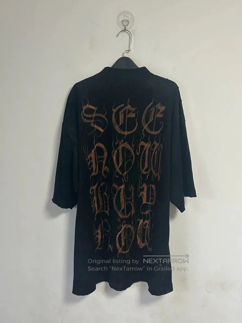 Balenciaga Balenciaga Distressed Logo Black Tee. Size US XS / EU 42 / 0 - 2 Thumbnail