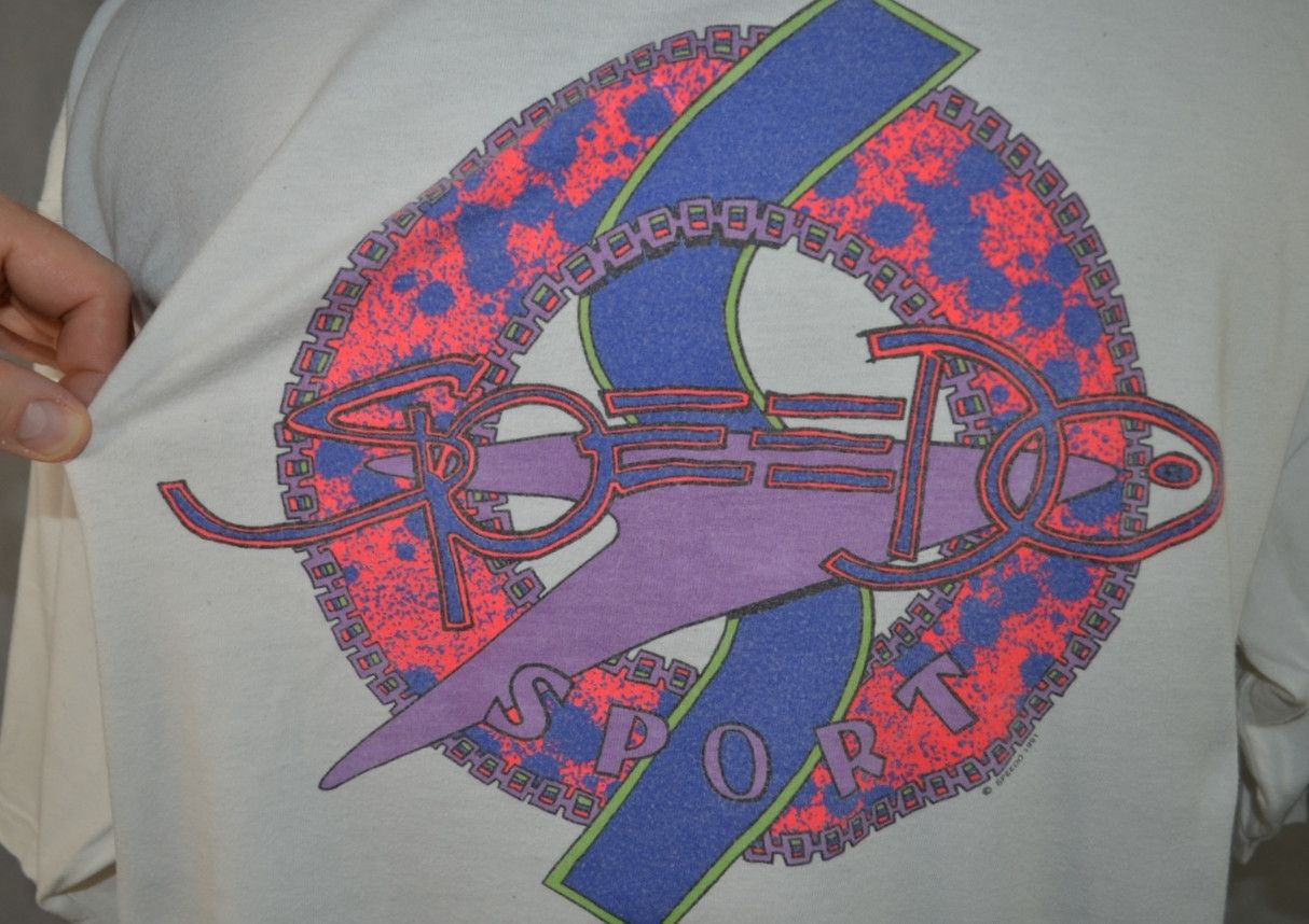 Speedo Vintage 1991 Speedo Sport Streetwear T-shirt XL Size US XL / EU 56 / 4 - 3 Thumbnail