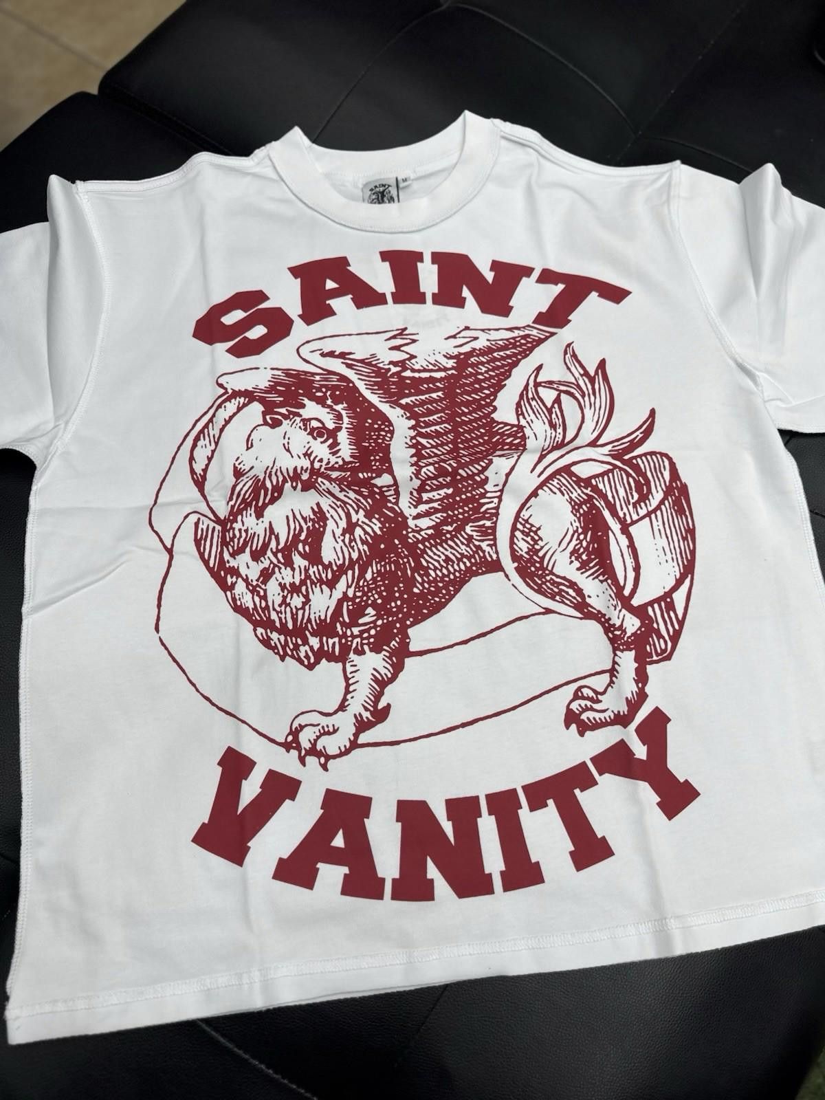 Saint Vanity Size (M) - Saint Vanity T-shirt Red Logo Authentic (NEW) Size US M / EU 48-50 / 2 - 5 Thumbnail