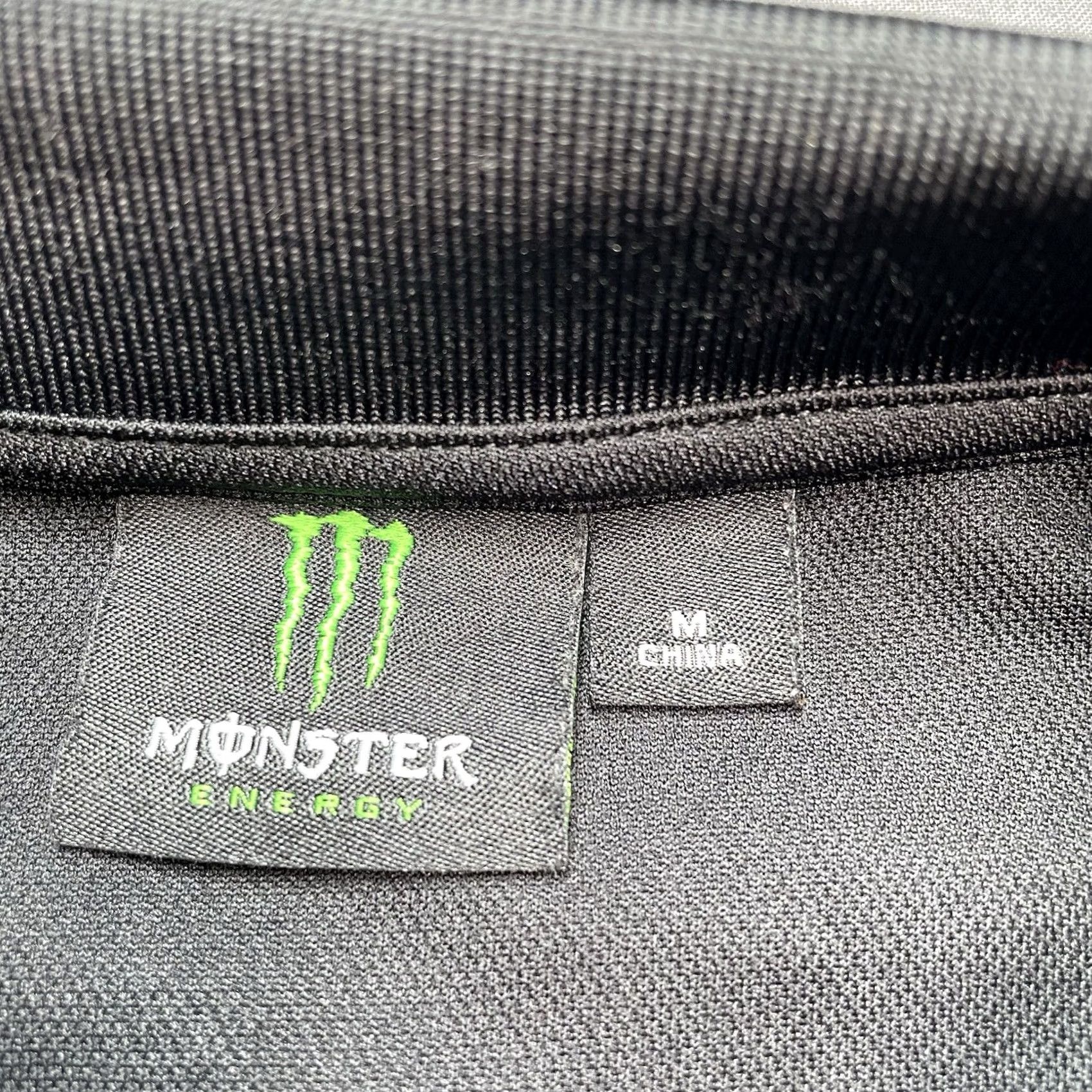 Vintage Monster Energy Polo Black Shirt Buttoned Down Mens Medium Size US M / EU 48-50 / 2 - 3 Thumbnail