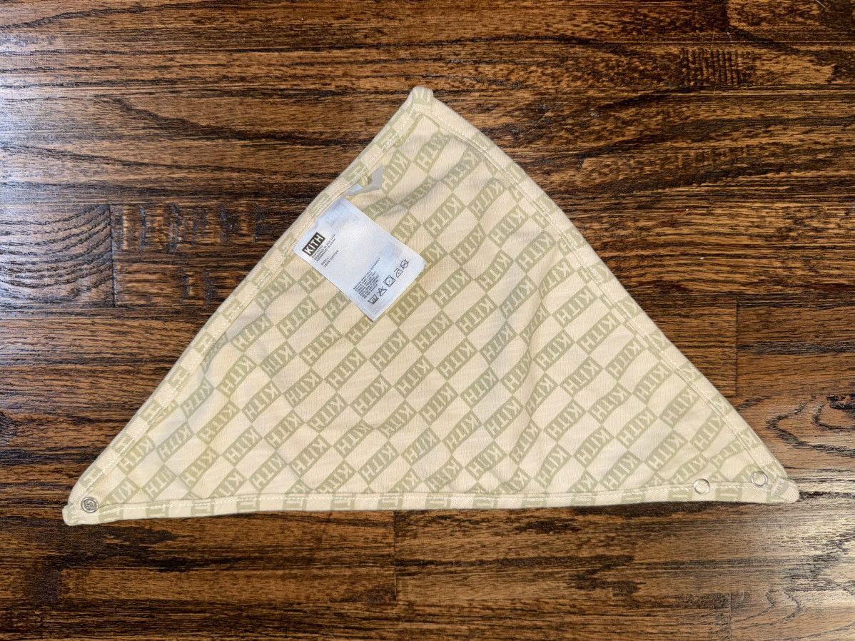 Kith Kith Beige Monogram Box Logo Bandana Bib Size ONE SIZE - 2 Thumbnail