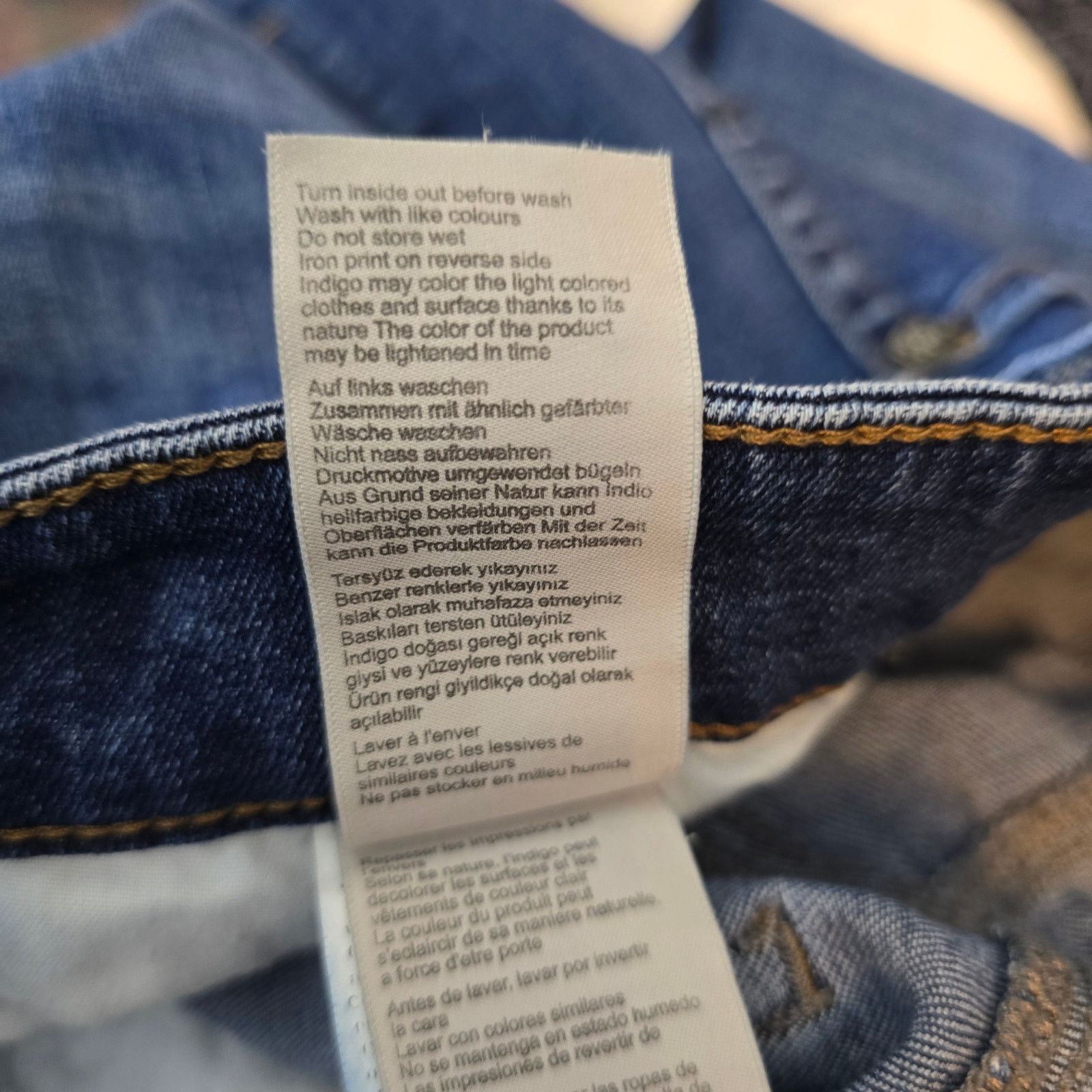 Mavi Mavi Zach Straight Leg Blue Denim Jeans 33/32 Actual 34/30 Size US 33 - 5 Thumbnail