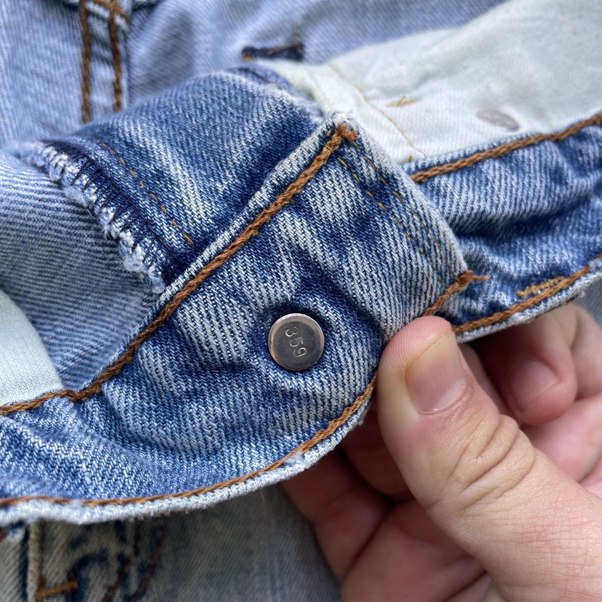 Jean × Levi's × Vintage Vintage Levi’s Distressed Jeans Faded Pants Denim W30x31 Size US 30 / EU 46 - 7 Thumbnail