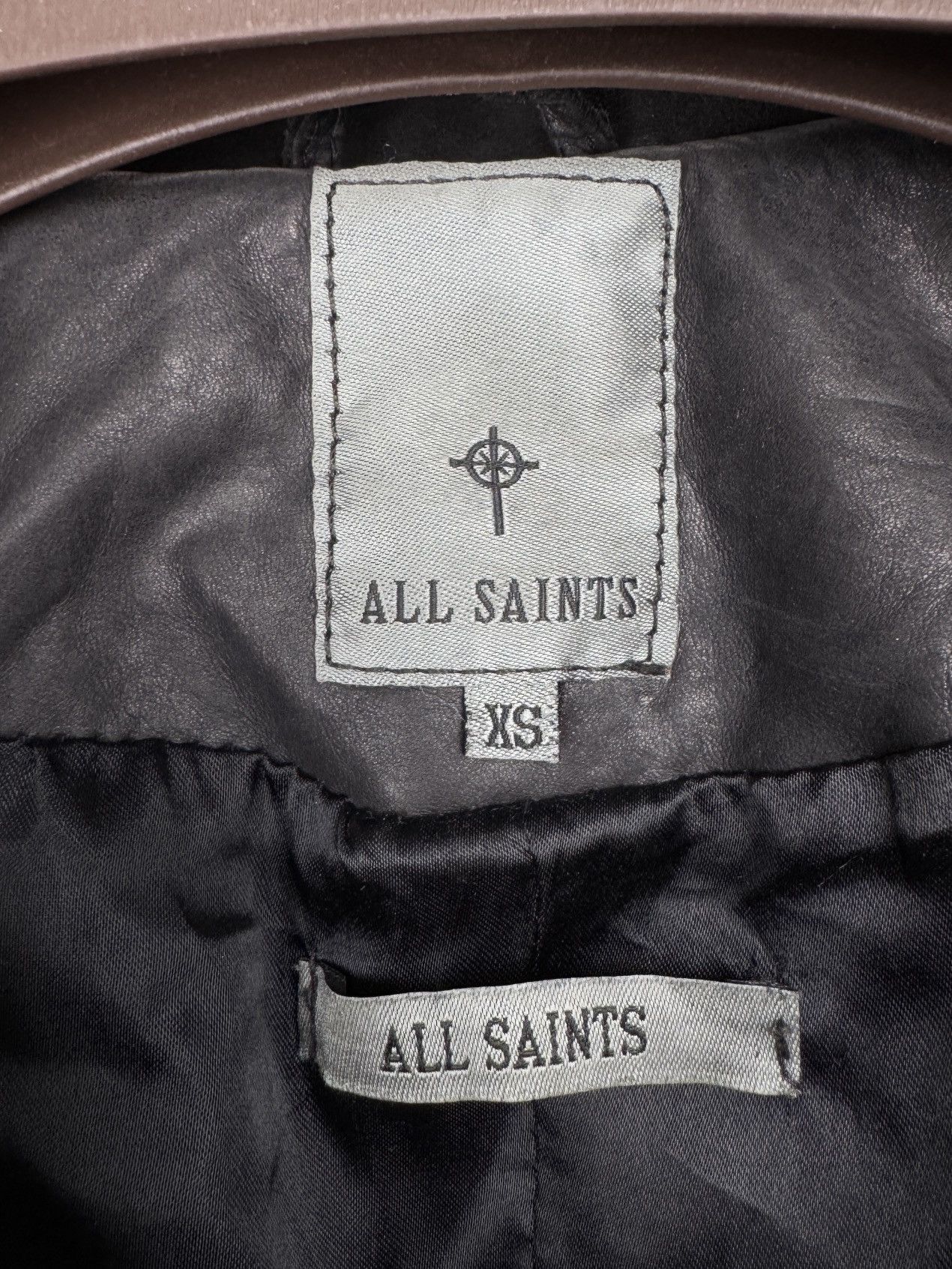 Allsaints Allsaints vintage first collections made in UK leather coat Size XS / US 0-2 / IT 36-38 - 10 Thumbnail