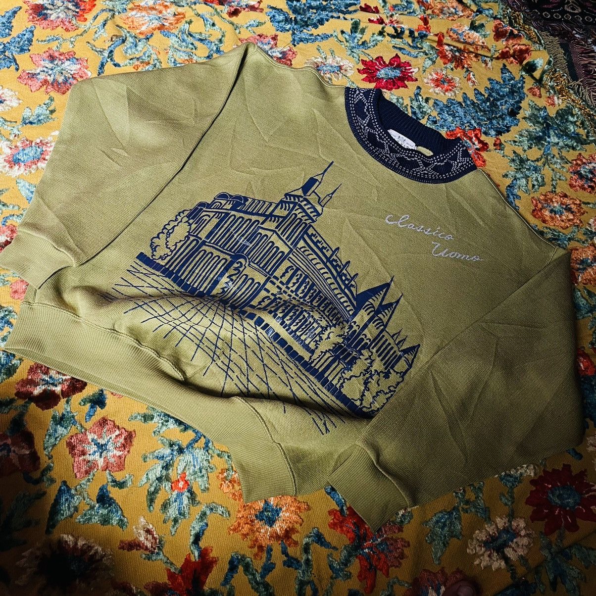 Vintage Japanese 3D Graphic Sweater Size US L / EU 52-54 / 3 - 5 Thumbnail