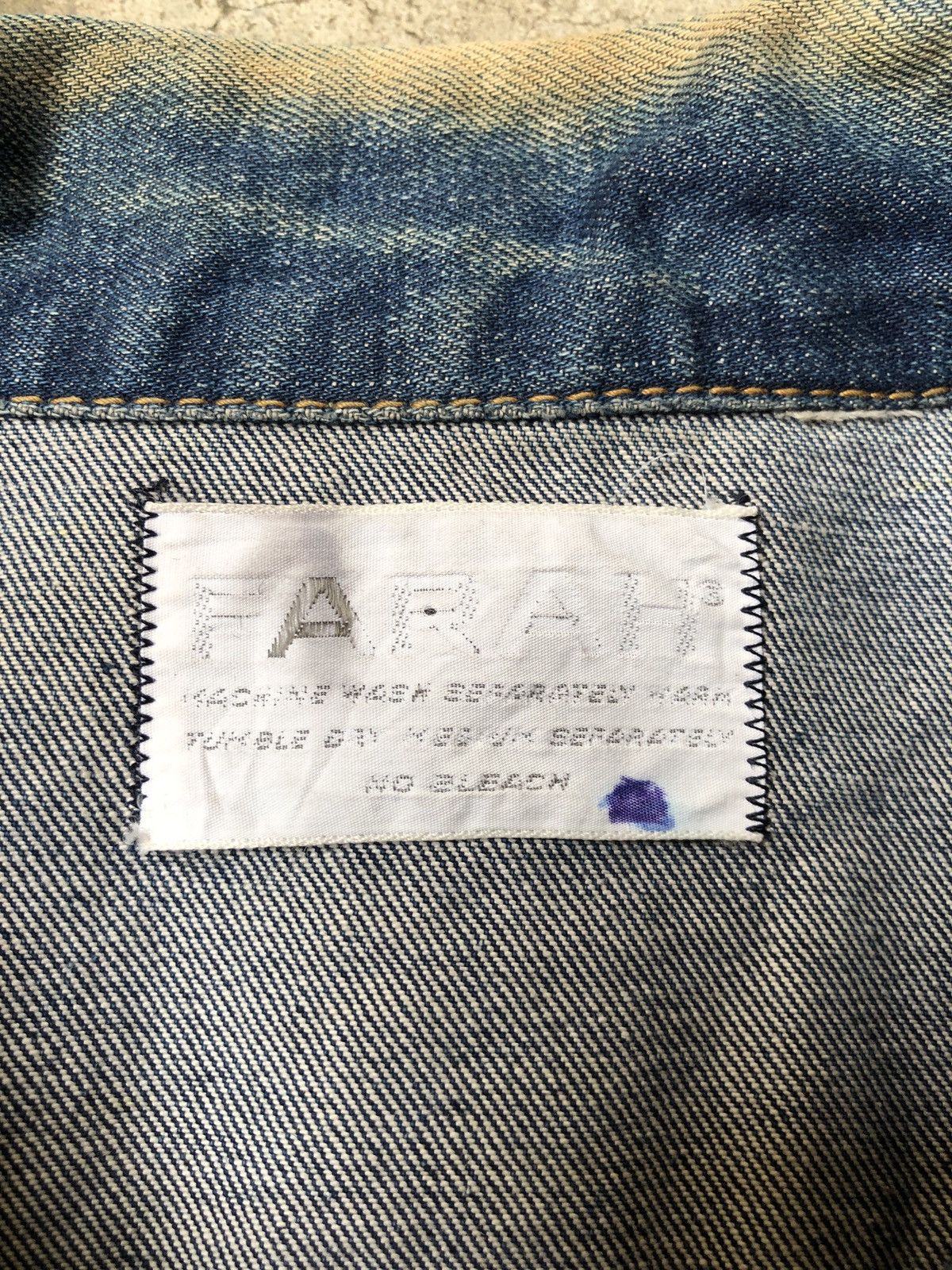 Cowboy Equipment × Farah × Vintage VINTAGE 70s FARAH DENIM JACKET HIPPIE MODS Size US L / EU 52-54 / 3 - 10 Thumbnail