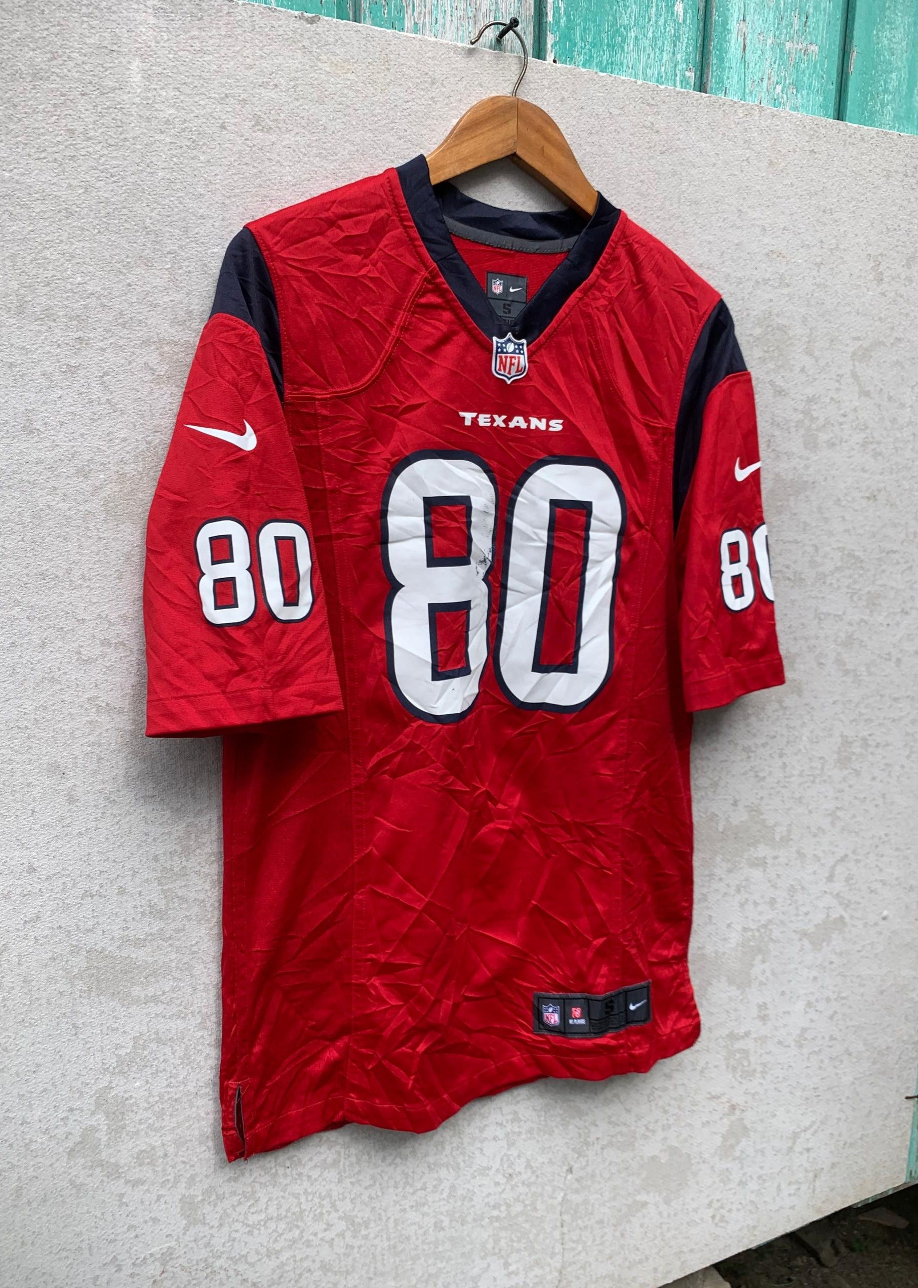 NFL × Nike × Vintage Vintage Nike Texans NFL A.JOHNSON Jersey Size US S / EU 44-46 / 1 - 3 Thumbnail