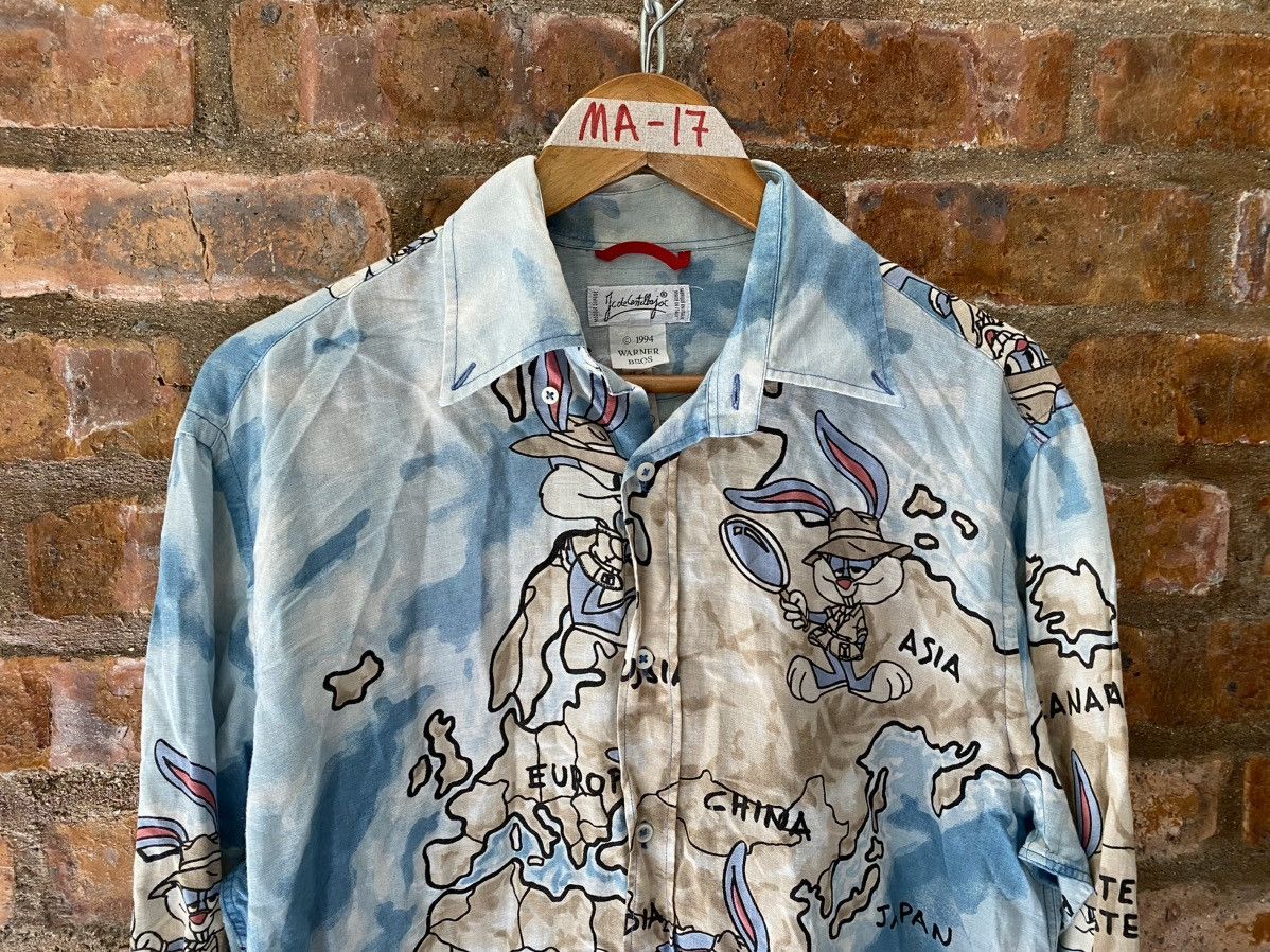 Iceberg 1997 Iceberg X Warner Bros Button up carton nerwork Size US L / EU 52-54 / 3 - 3 Thumbnail