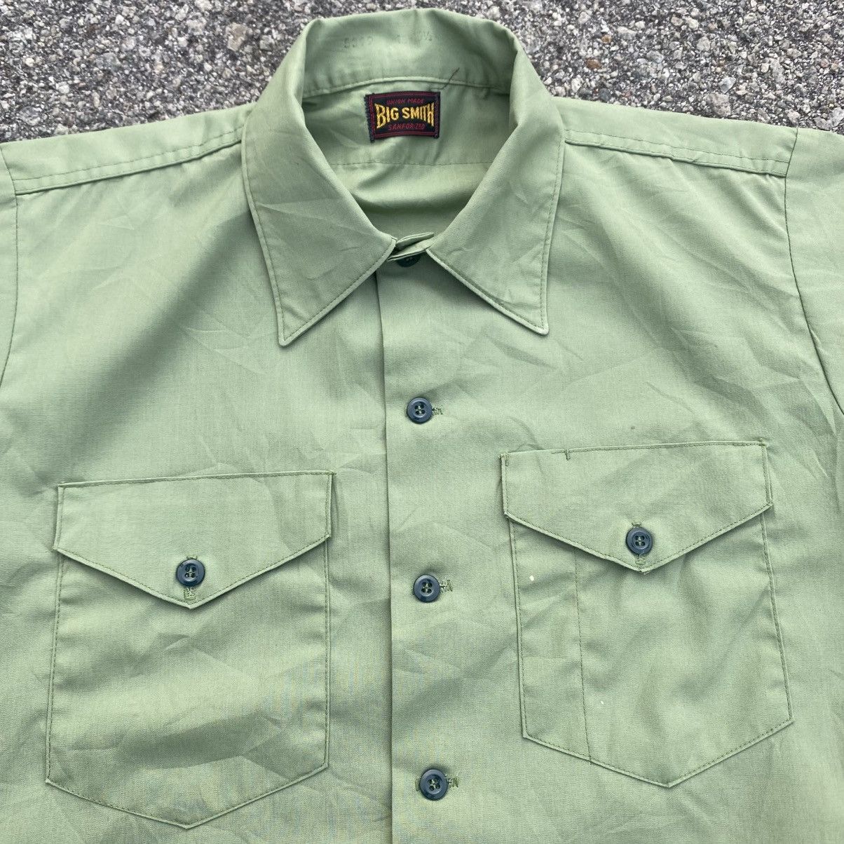 Vintage 1950s BIG SMITH Selvedge Workshirt Union Made Size US L / EU 52-54 / 3 - 2 Thumbnail