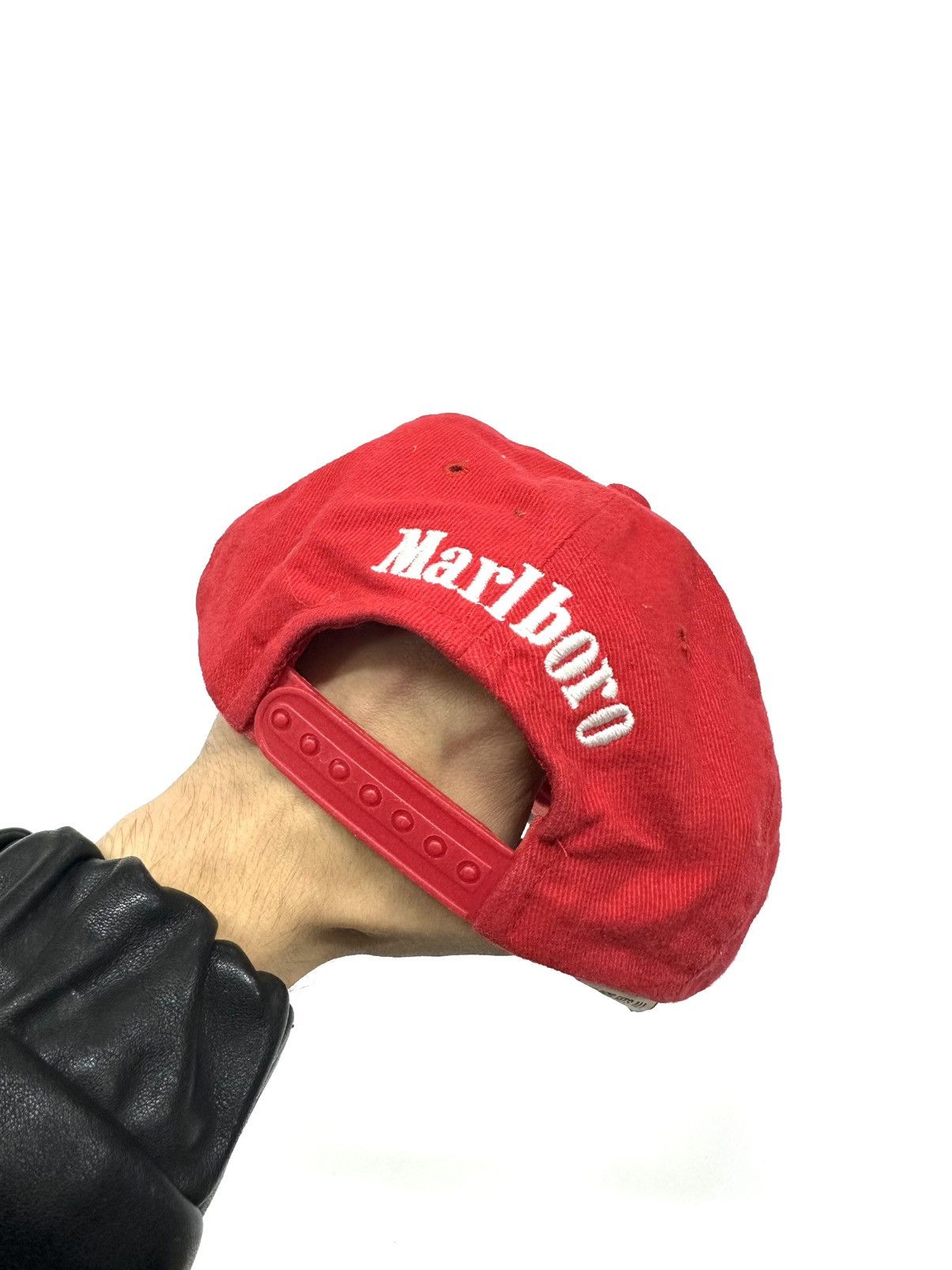 Marlboro Vintage 90’s Marlboro Cap Red Cotton Hat Size ONE SIZE - 3 Thumbnail