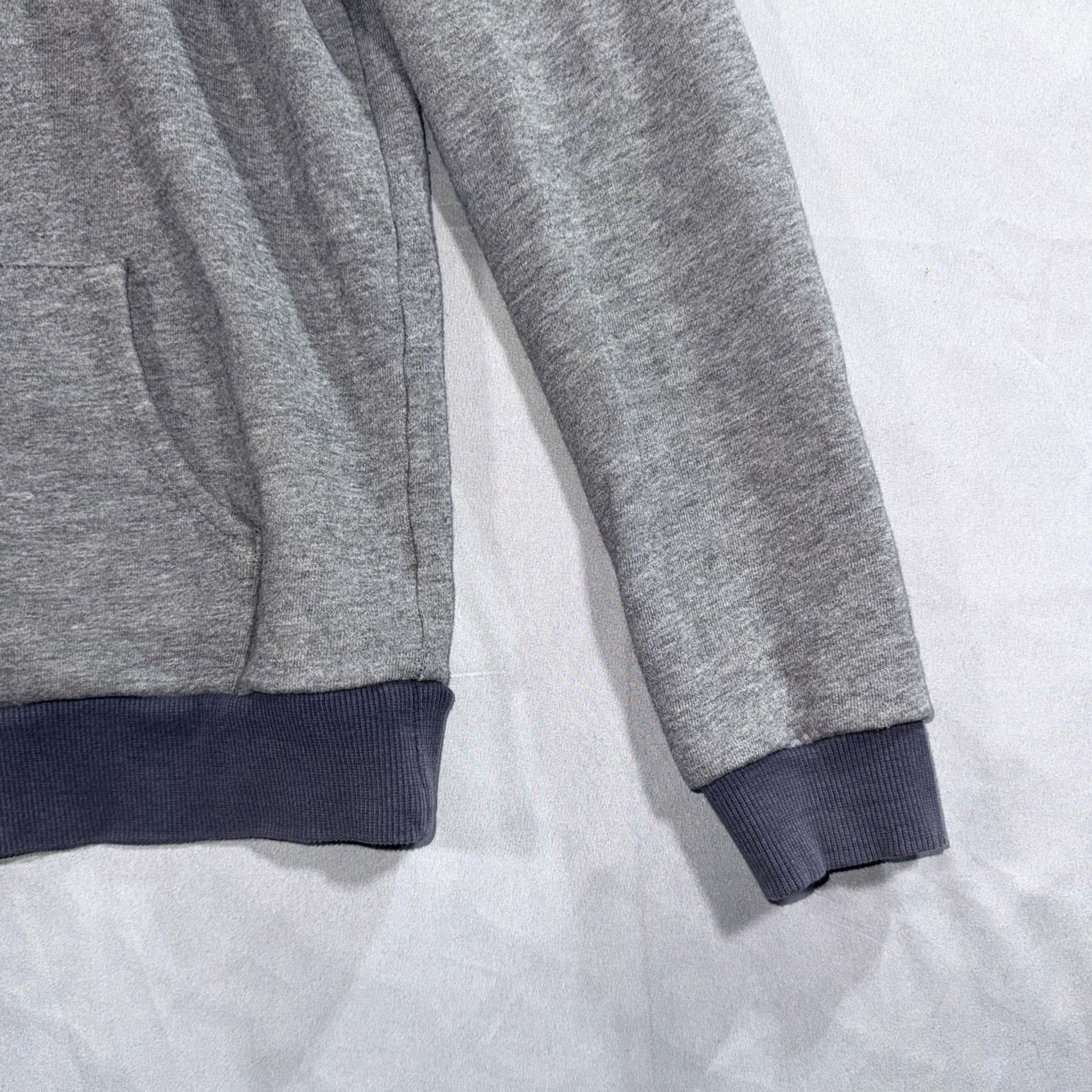 Marine Layer VINTAGE Marine Layer Hoodie Women’s S Gray Full Zip Striped Terry Lined Sweatshirt Size S / US 4 / IT 40 - 6 Thumbnail
