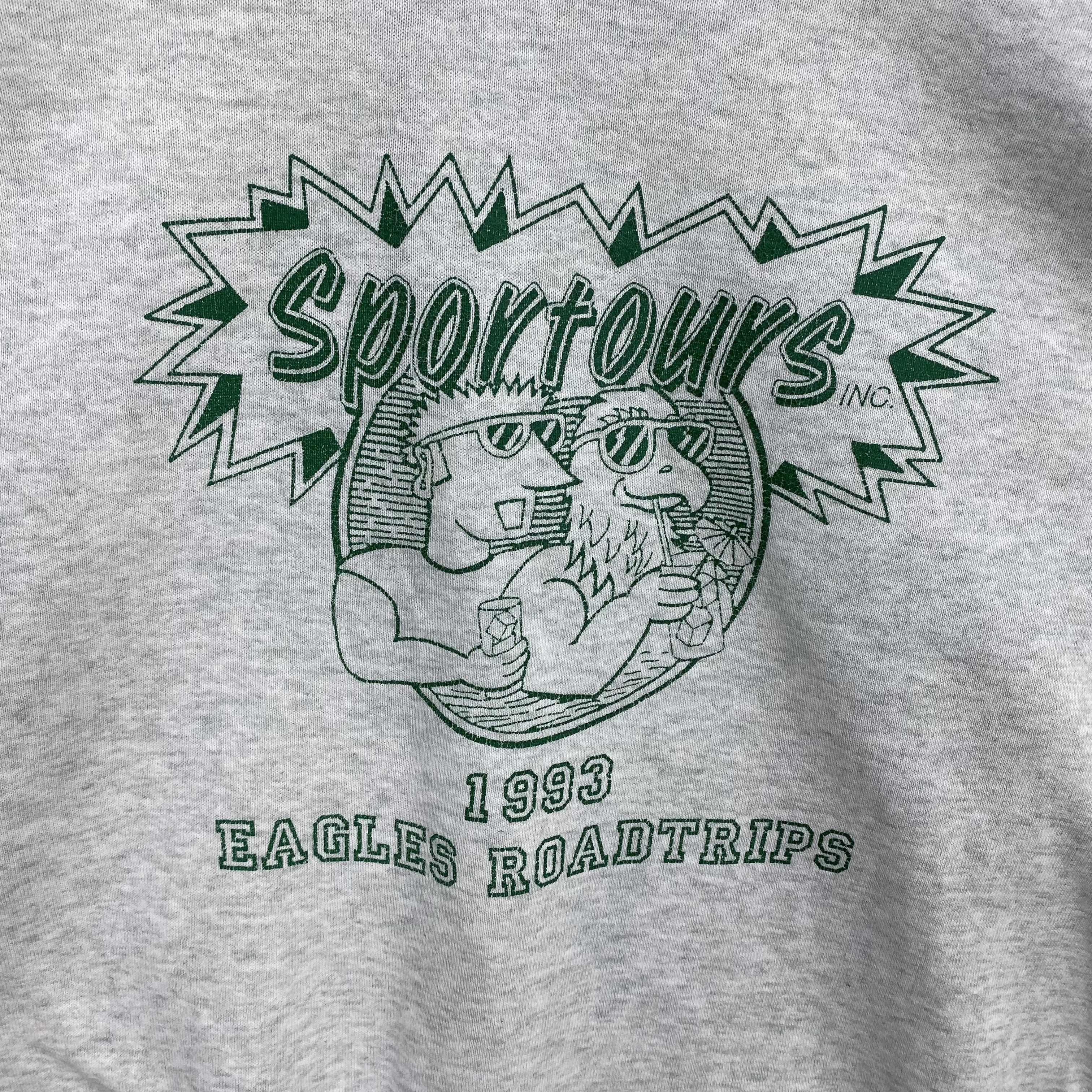 Vintage Vintage 1993 Sportours Eagles Roadtrips Pullover Sweatshirt Size US L / EU 52-54 / 3 - 3 Thumbnail