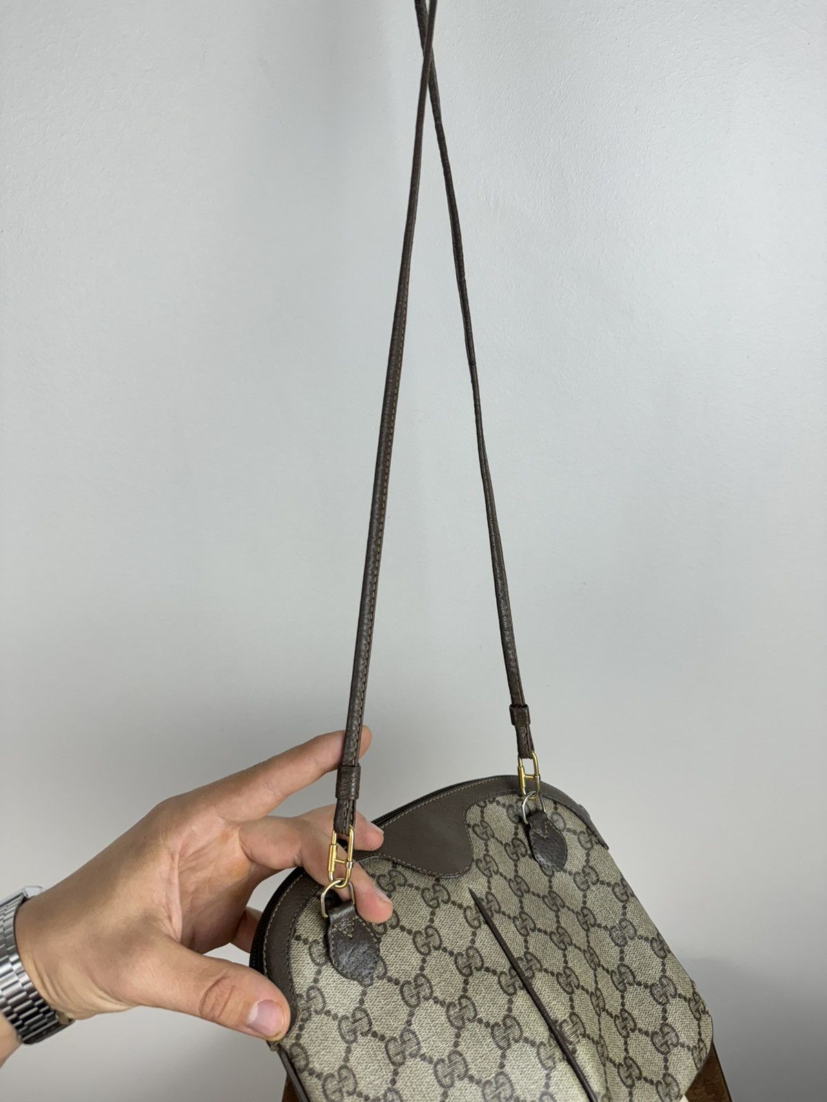 Gucci Vintage Gucci leather bag 90s original luxury rare item Size ONE SIZE - 5 Thumbnail