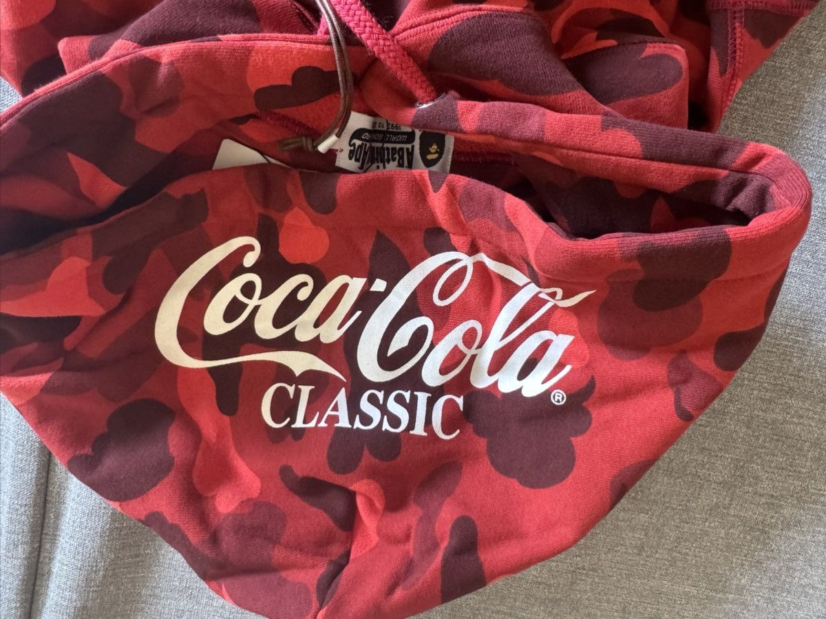 Bape BAPE x Coca-Cola color camo ape head pullover hoodie Size US L / EU 52-54 / 3 - 9 Thumbnail