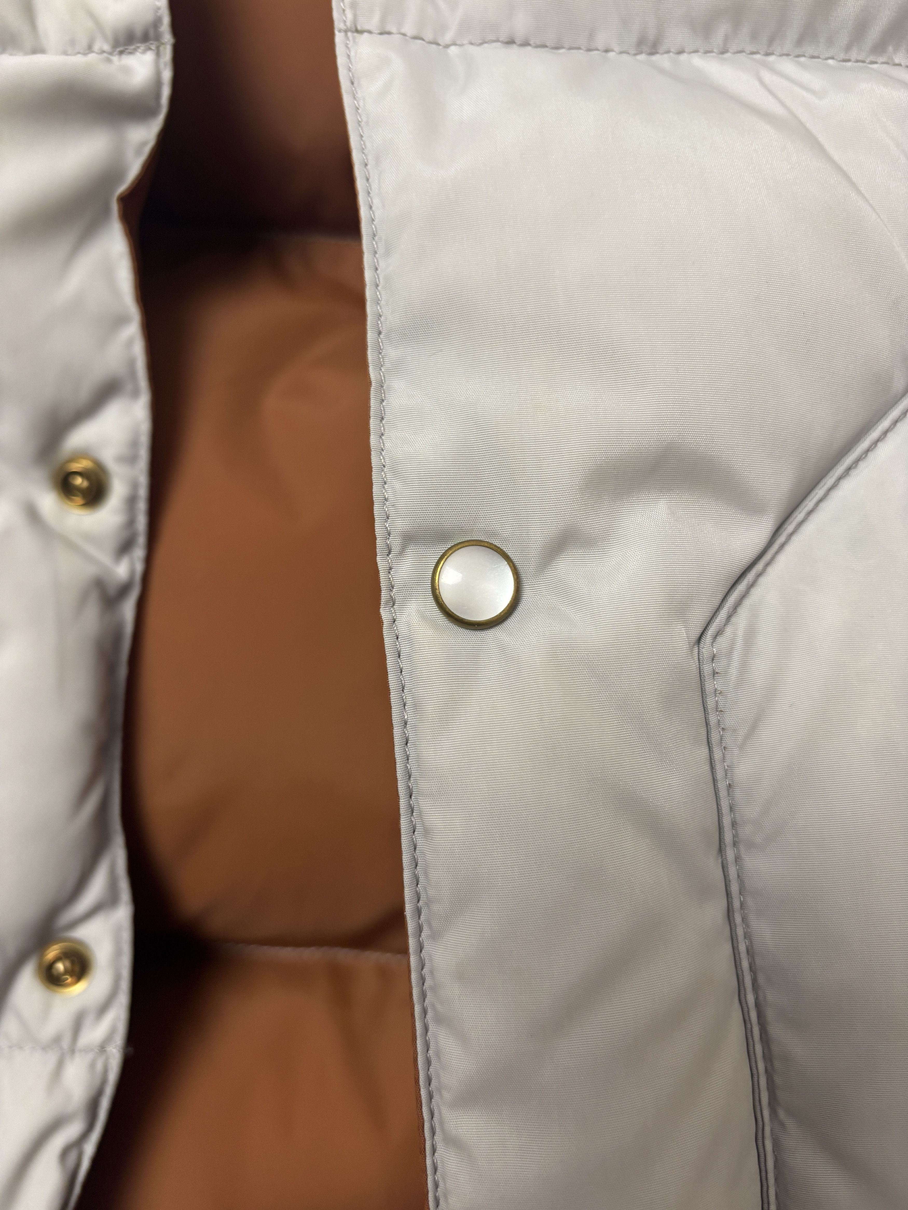 Rocky Mountain Featherbed Rocky Mountain Featherbed Vest Grey Leather Yoke Size 42 Size US L / EU 52-54 / 3 - 8 Thumbnail