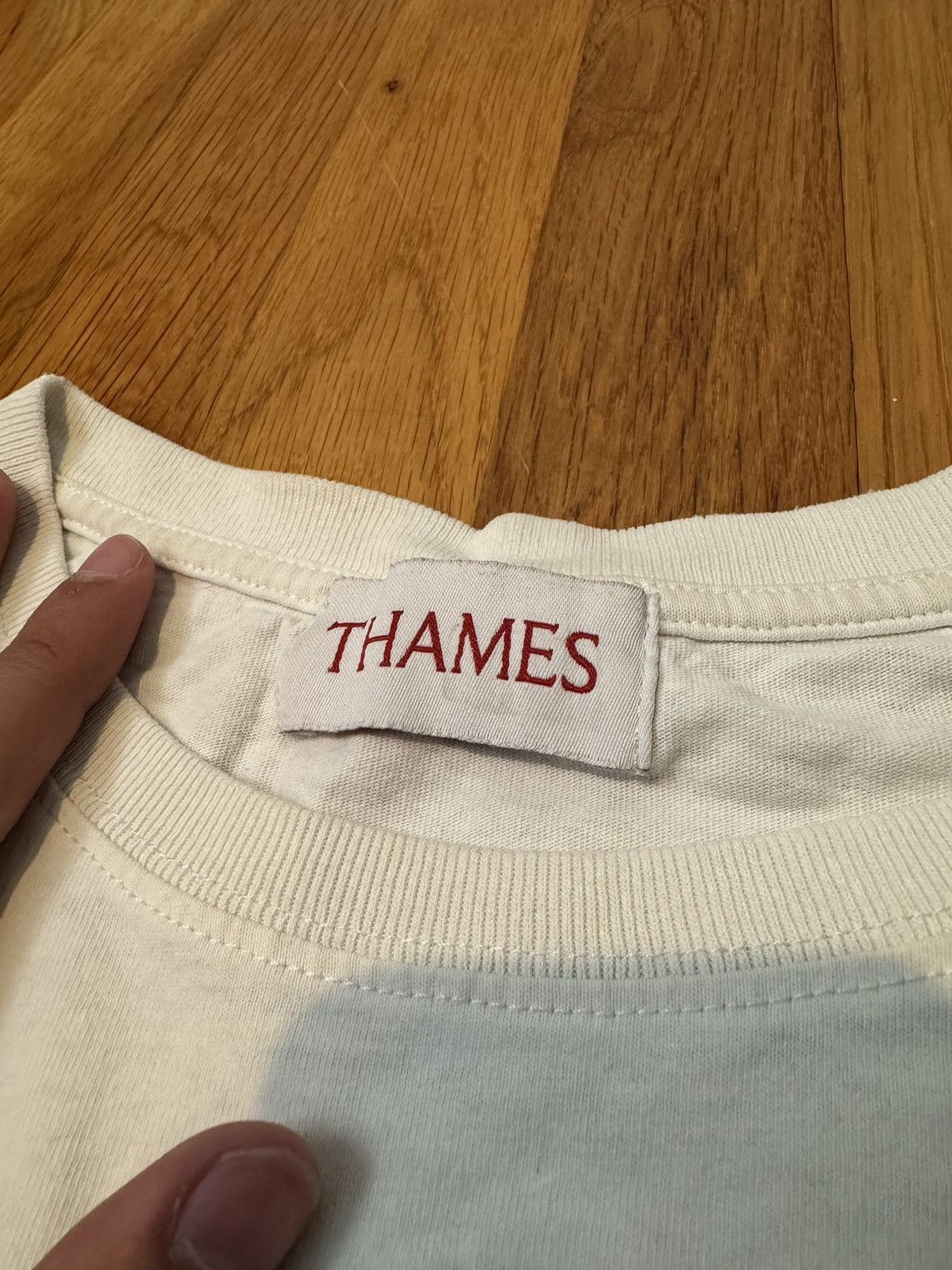 Thames × Thames MMXX. THAMES MMXX HOOK SS T-SHIRT WHITE Size US L / EU 52-54 / 3 - 3 Thumbnail