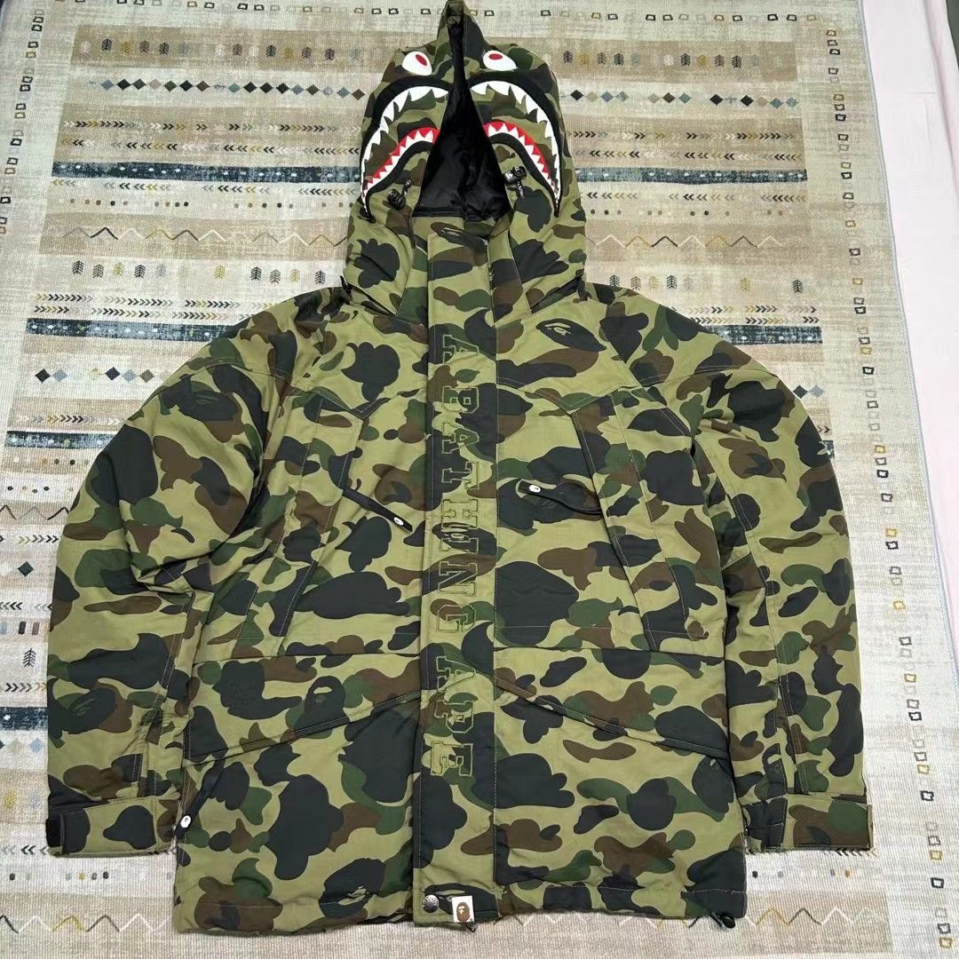 Bape BAPE CAMO SHARK DOWN JACKET Size US M / EU 48-50 / 2 - 1 Thumbnail