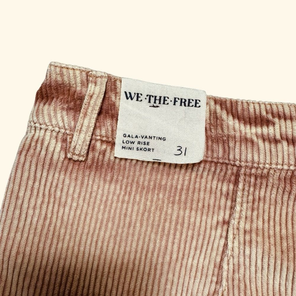 Free People NWT New Free People We The Free Gallivanting Cord Almondine Size 31" - 6 Thumbnail