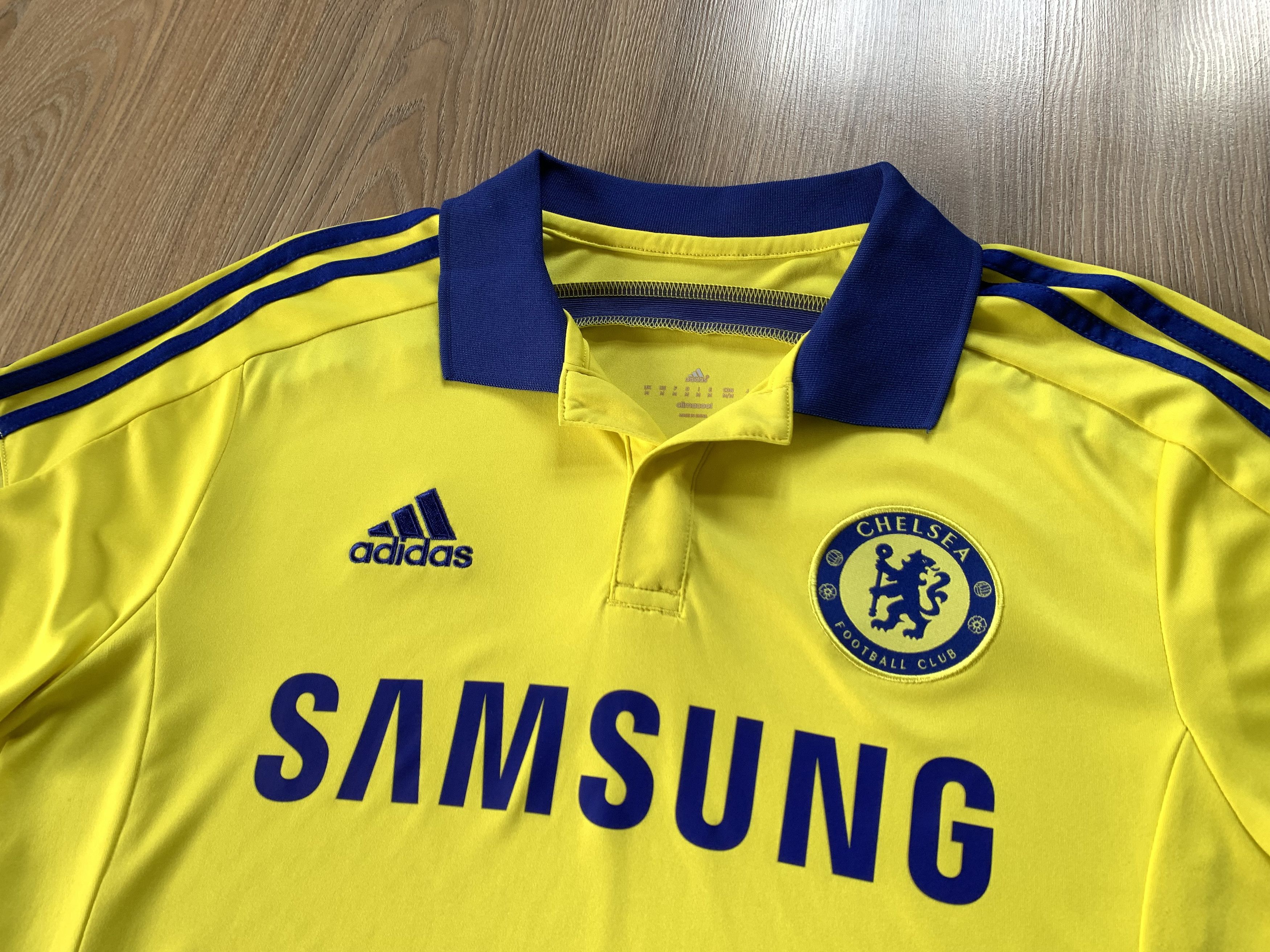 Adidas × Vintage Vintage Adidas Chelsea Away Football Shirt Jersey 2014 Size US M / EU 48-50 / 2 - 4 Thumbnail