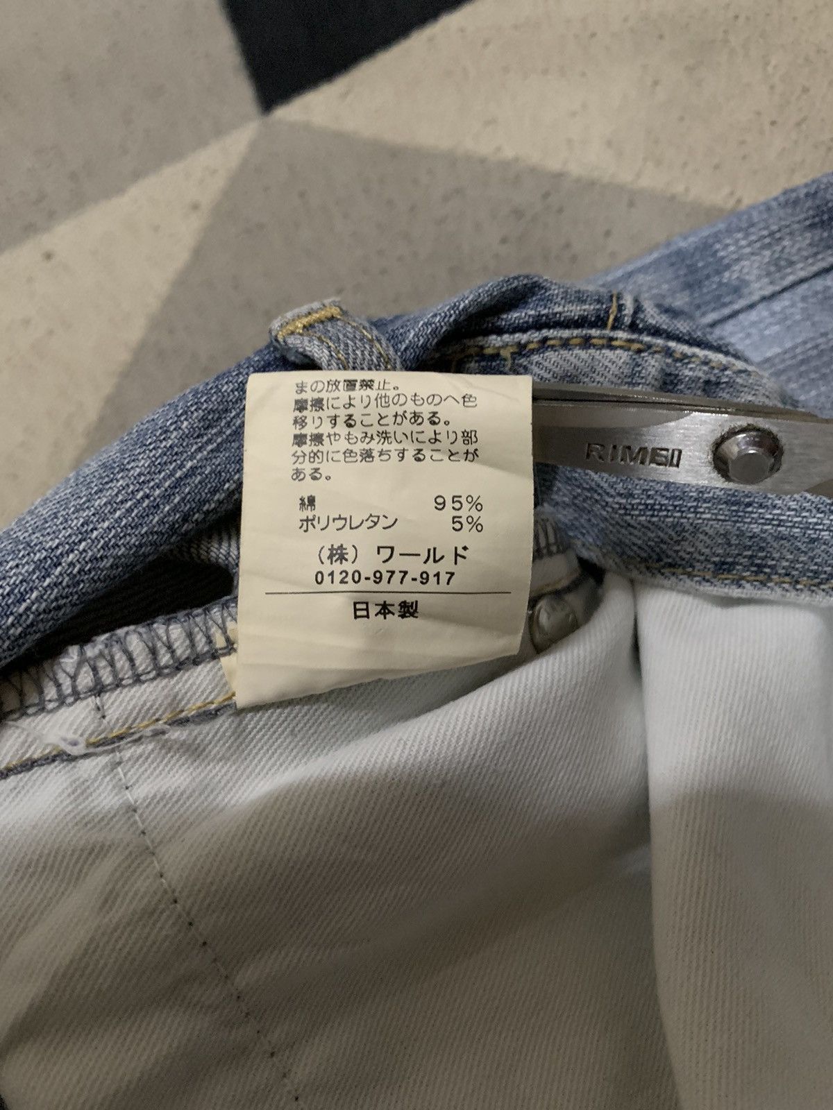 Takeo Kikuchi Vintage Japanese Brand Takeo Kikuchi Blue Washed Baggy Jeans Size US 33 - 21 Thumbnail