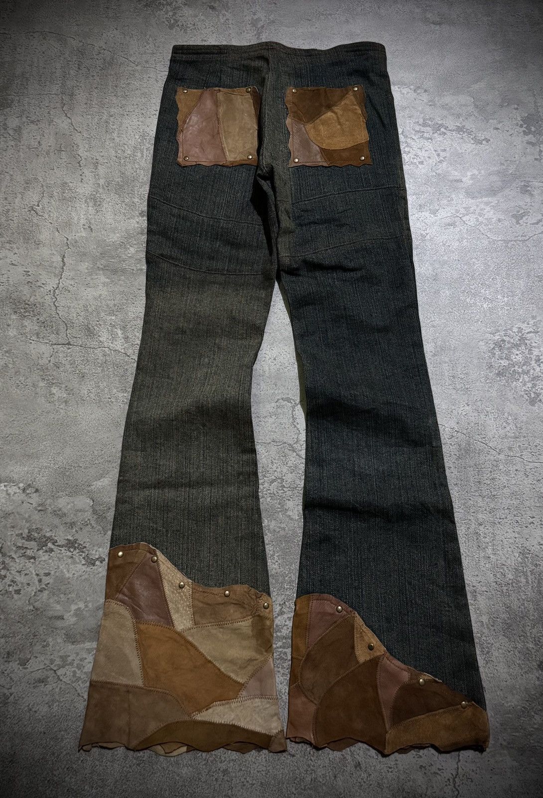 Hysteric Glamour Y2k deep ifsixwasnine lgb goa style flare jeans Size US 28 / EU 44 - 1 Thumbnail