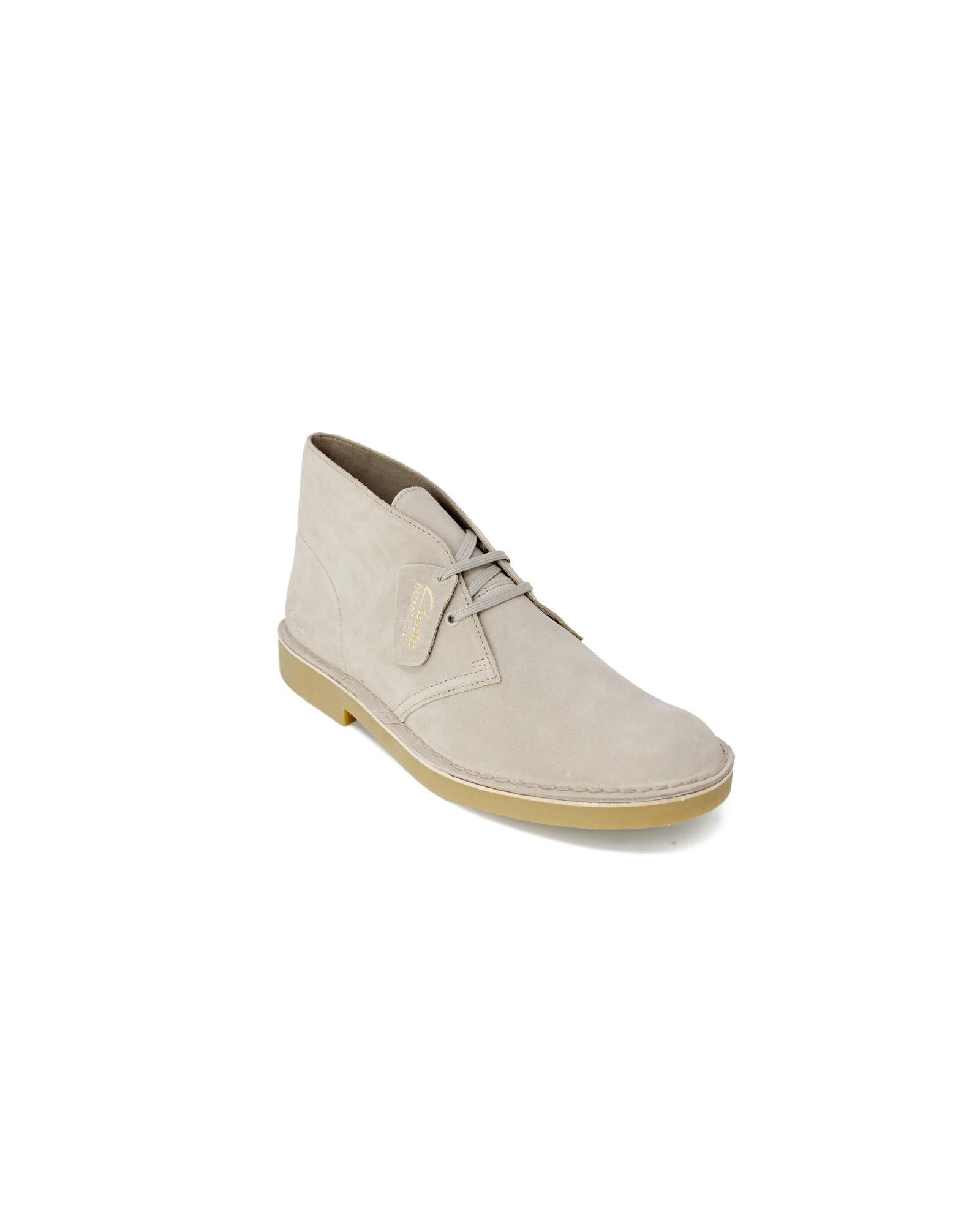 image of Clarks Leather Lace Up Shoes in Grey, Men's (Size 11)