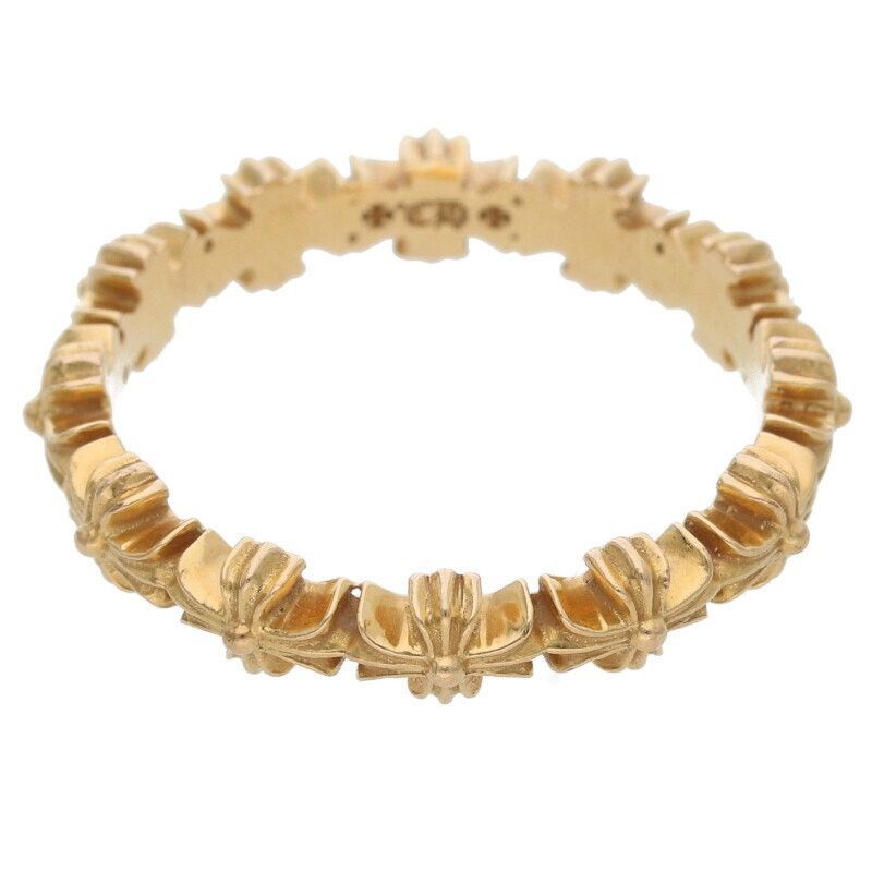 アクセサリー Chrome Hearts 22K TINY E CH PLS BAND Chrome Hearts 22K Tiny ECH Plus Band Ring