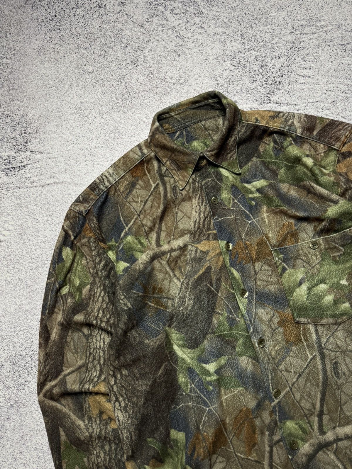 Realtree Rare Realtree Shirt Military Camo Long Sleeve Vintage Style Size US L / EU 52-54 / 3 - 2 Thumbnail